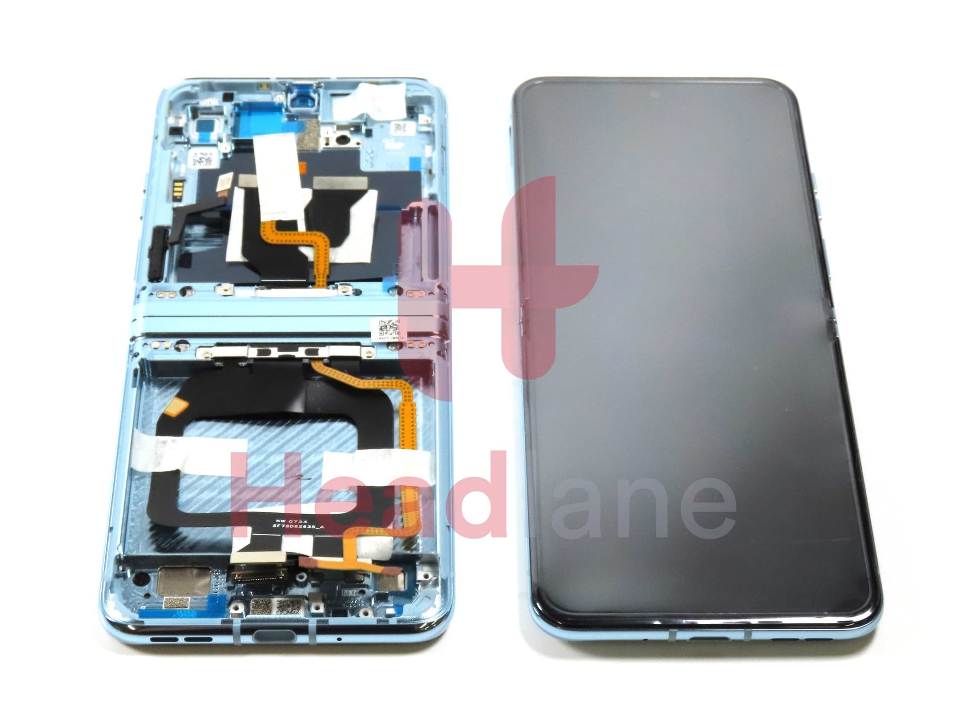 Motorola XT2321 Razr 40 Ultra LCD Display / Screen + Touch - White - 5D68C22607 - Lenovo / Motorola Replacement Part