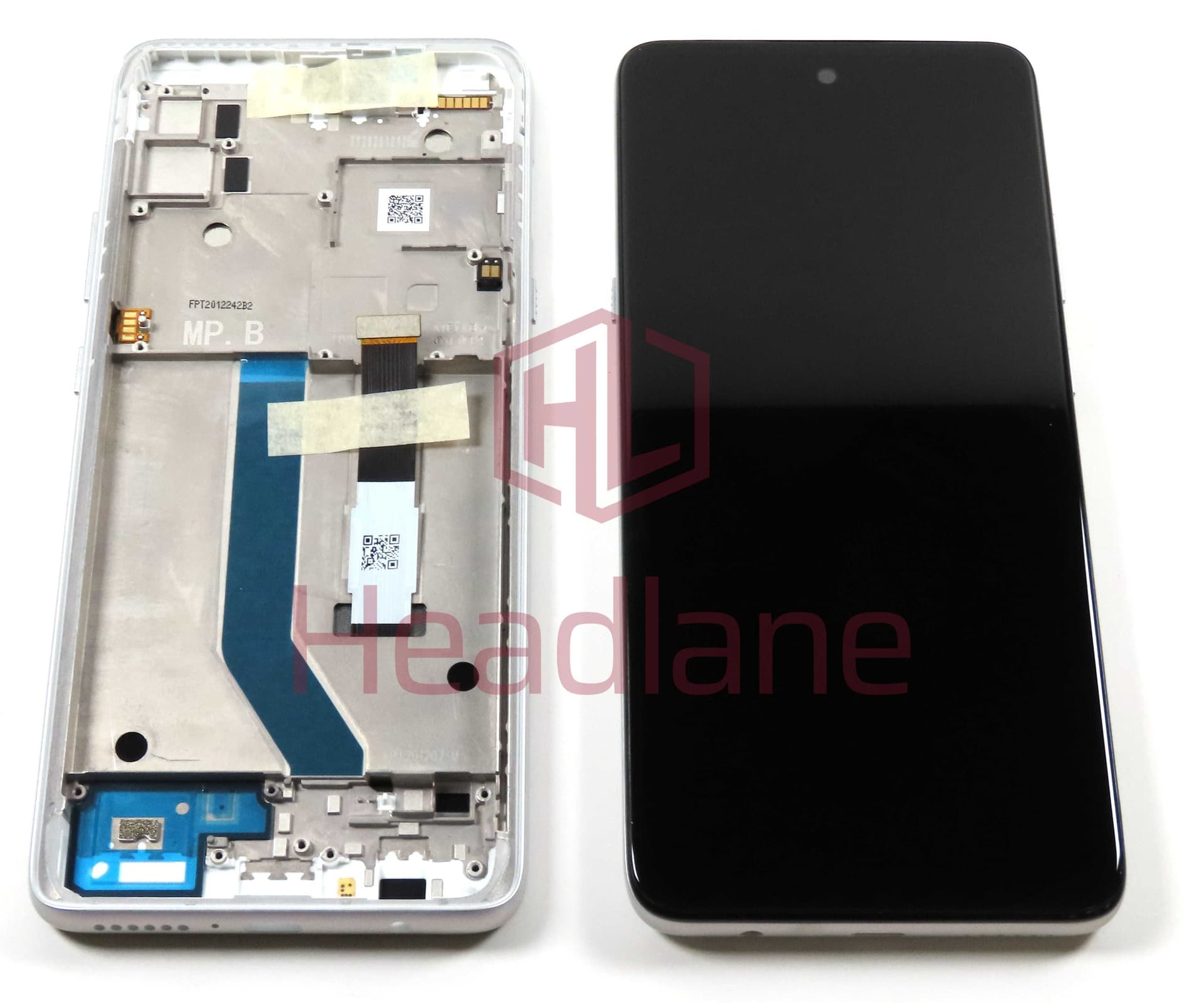 Motorola XT2113 Moto G 5G LCD Display / Screen + Touch - Silver - 5D68C17617RR - Lenovo / Motorola Replacement Part