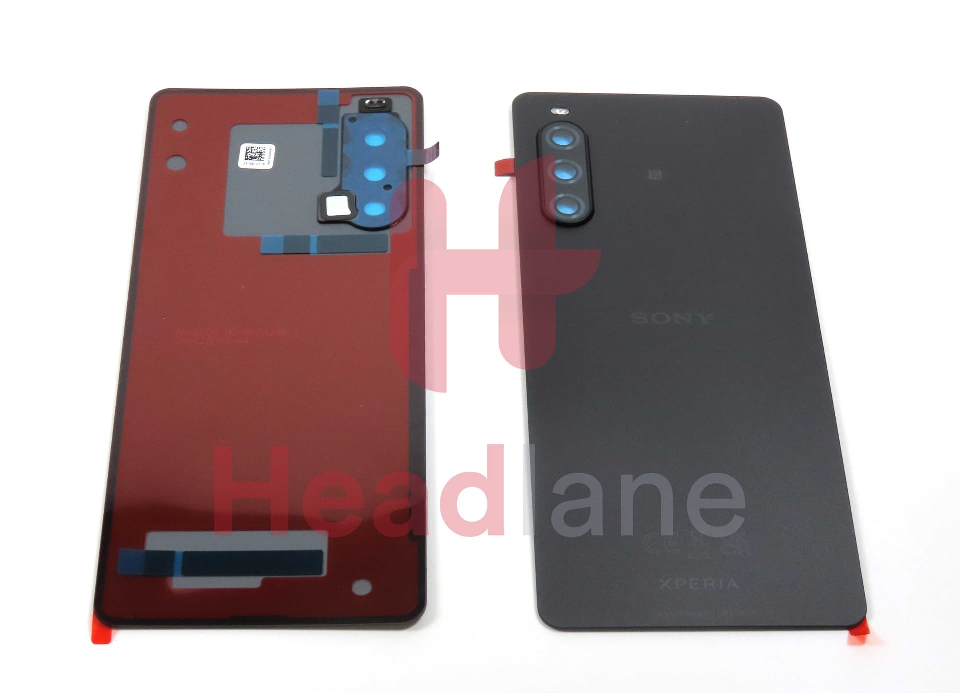 Sony XQ-DC54 Xperia 10 V Back / Battery Cover - Black - A5061068A - Sony Replacement Part