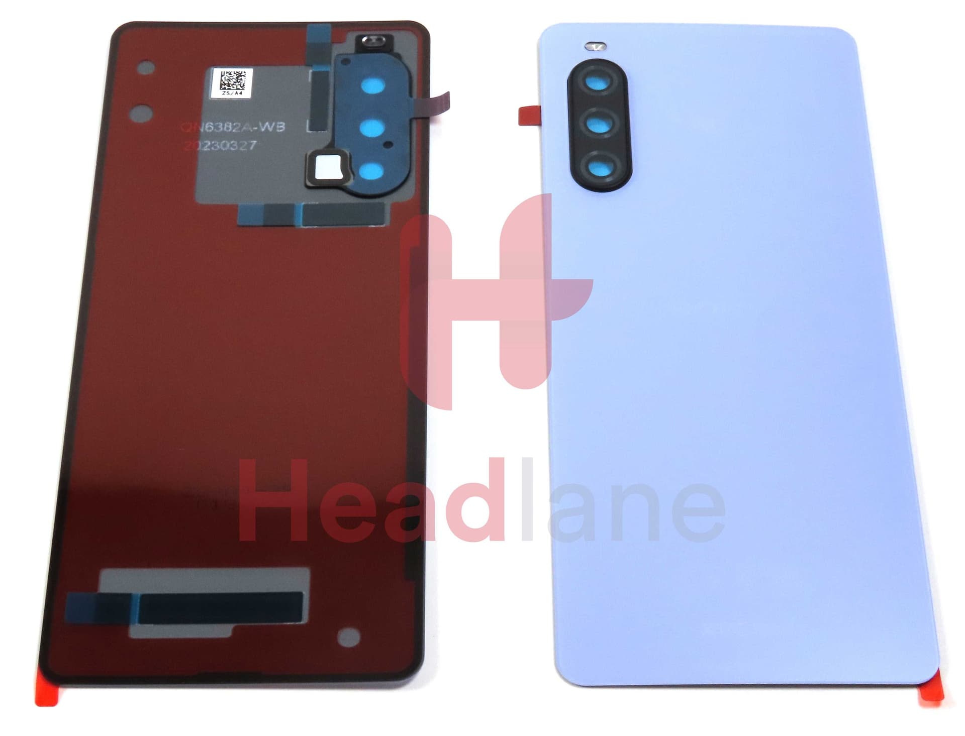 Sony XQ-DC54 Xperia 10 V Back / Battery Cover - Lavender - A5061070A - Sony Replacement Part