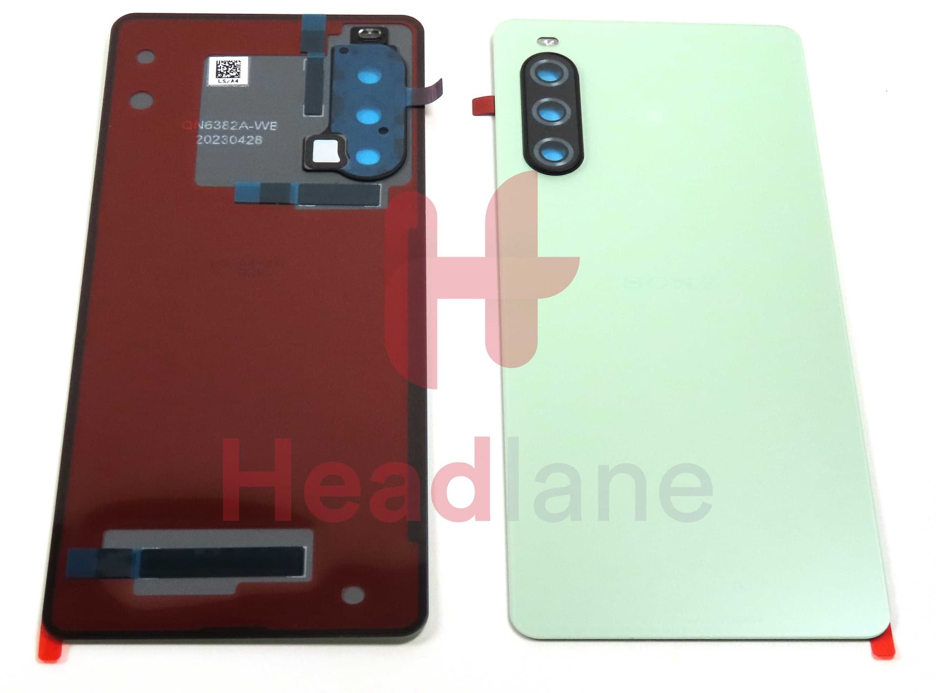 Sony XQ-DC54 Xperia 10 V Back / Battery Cover - Green - A5061071A - Sony Replacement Part