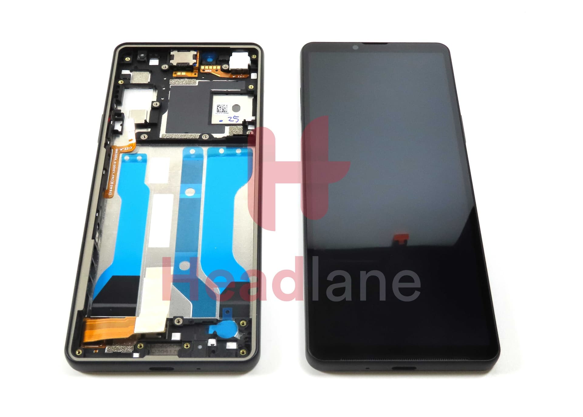 Sony XQ-DC54 Xperia 10 V LCD Display / Screen + Touch - Black - A5061090A - Sony Replacement Part