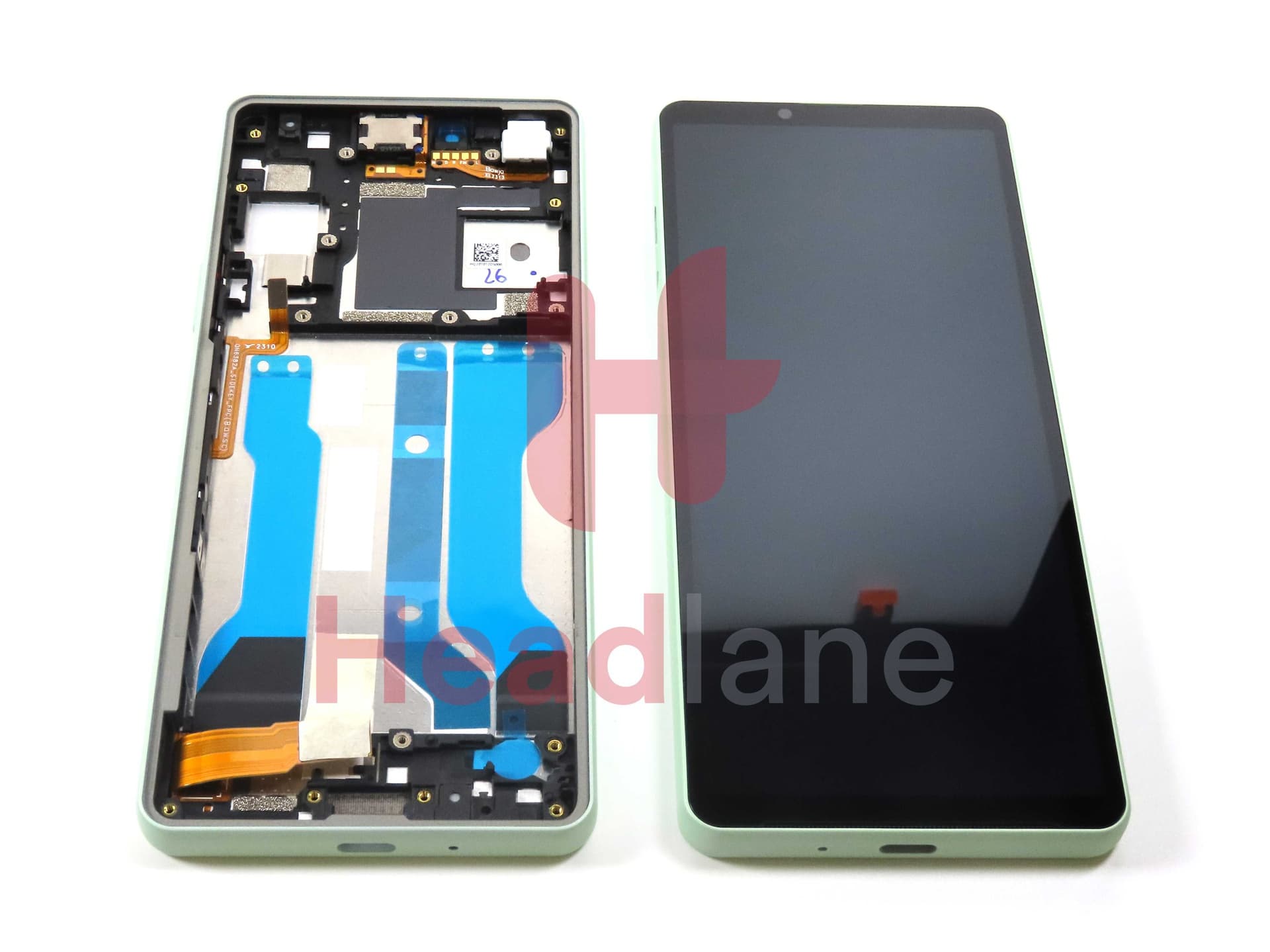 Sony XQ-DC54 Xperia 10 V LCD Display / Screen + Touch - Green - A5061093A - Sony Replacement Part