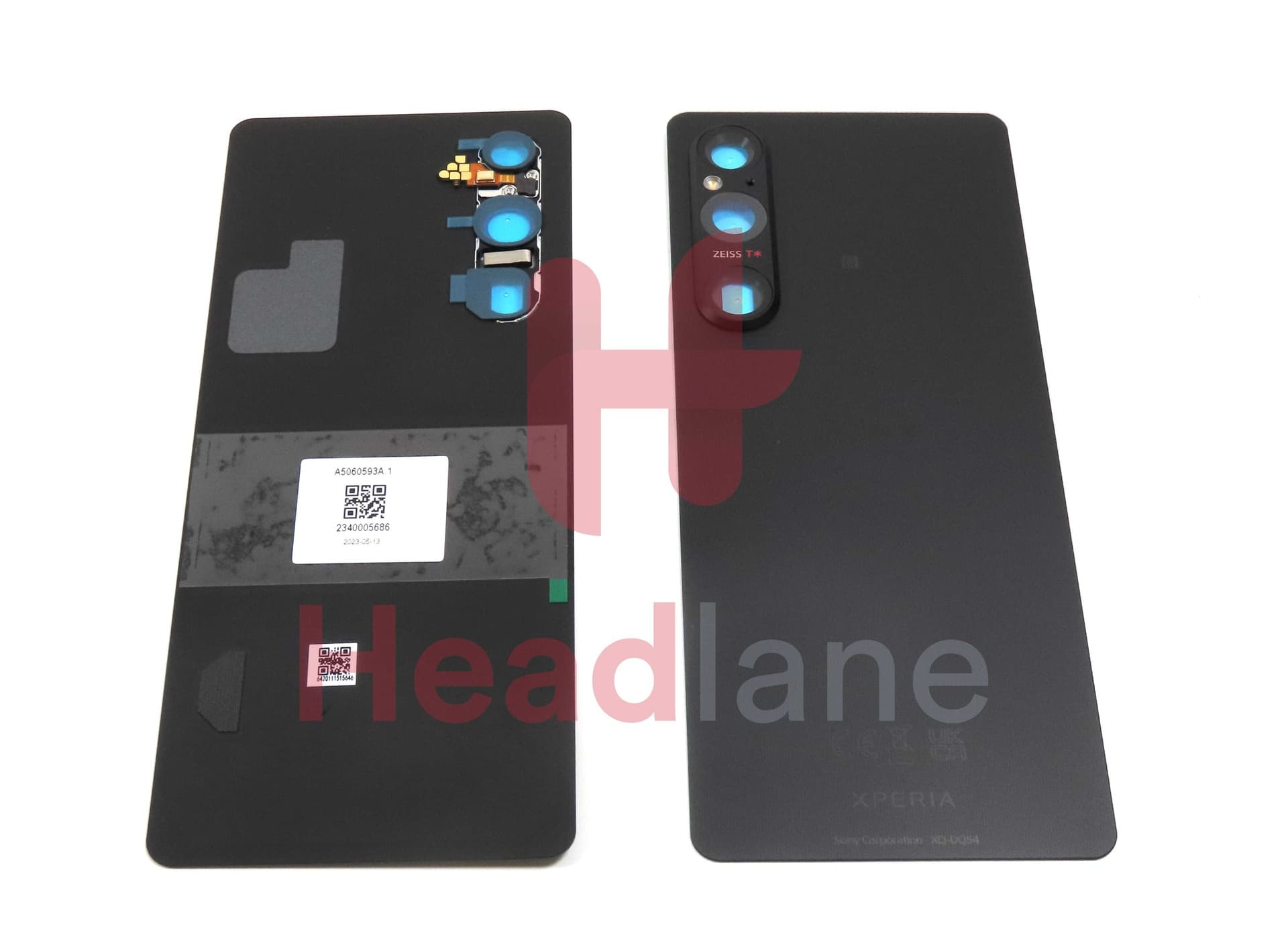 Sony XQ-DQ54 Xperia 1 V Back / Battery Cover - Black - A5060593A - Sony Replacement Part