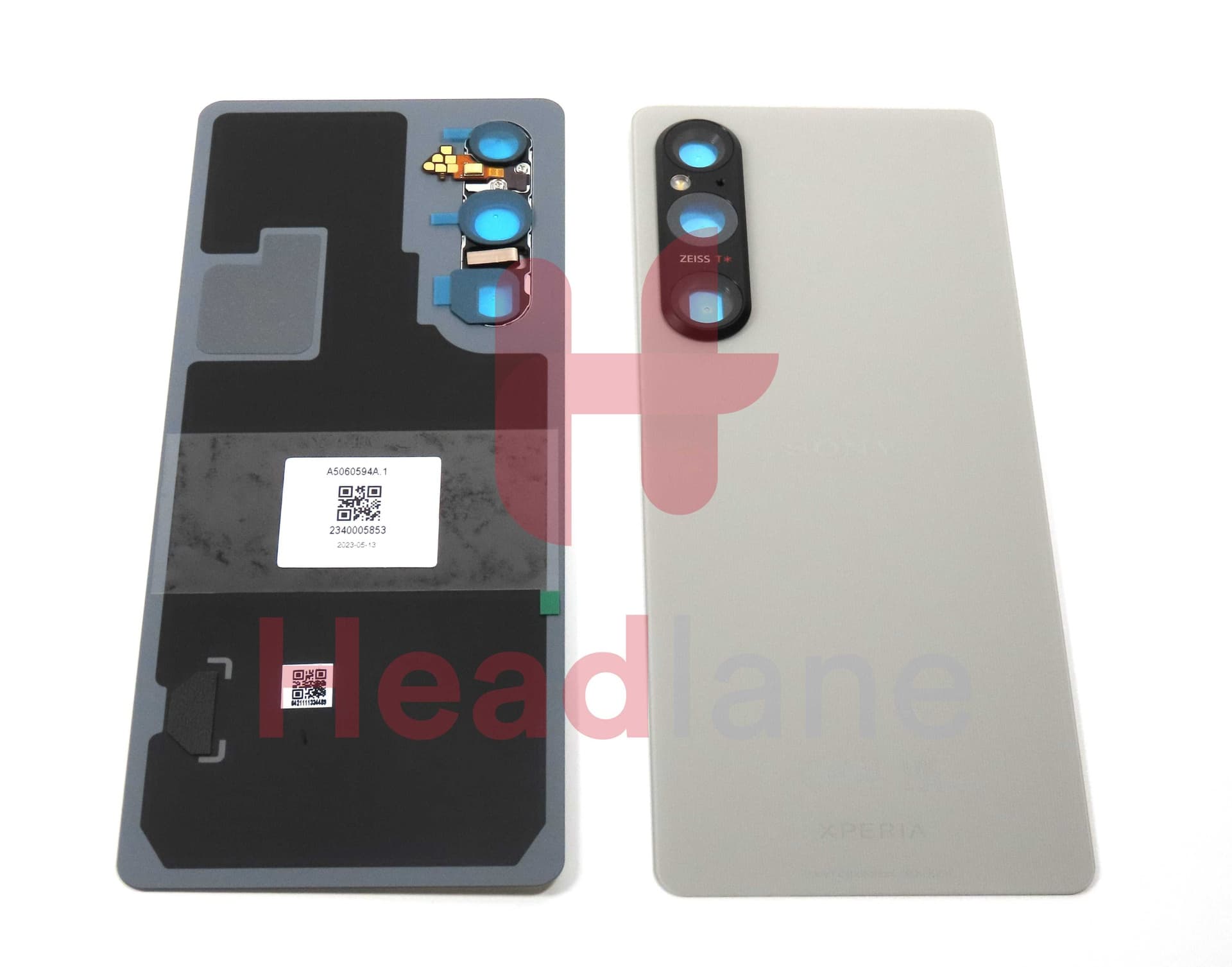 Sony XQ-DQ54 Xperia 1 V Back / Battery Cover - Silver - A5060594A - Sony Replacement Part