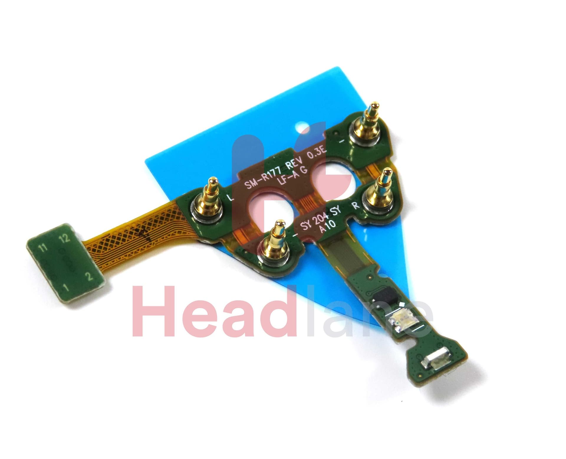 Samsung SM-R177 Galaxy Buds2 (2021) Charging Case Charging Board  + Pins - GH96-14529A - Samsung Replacement Part