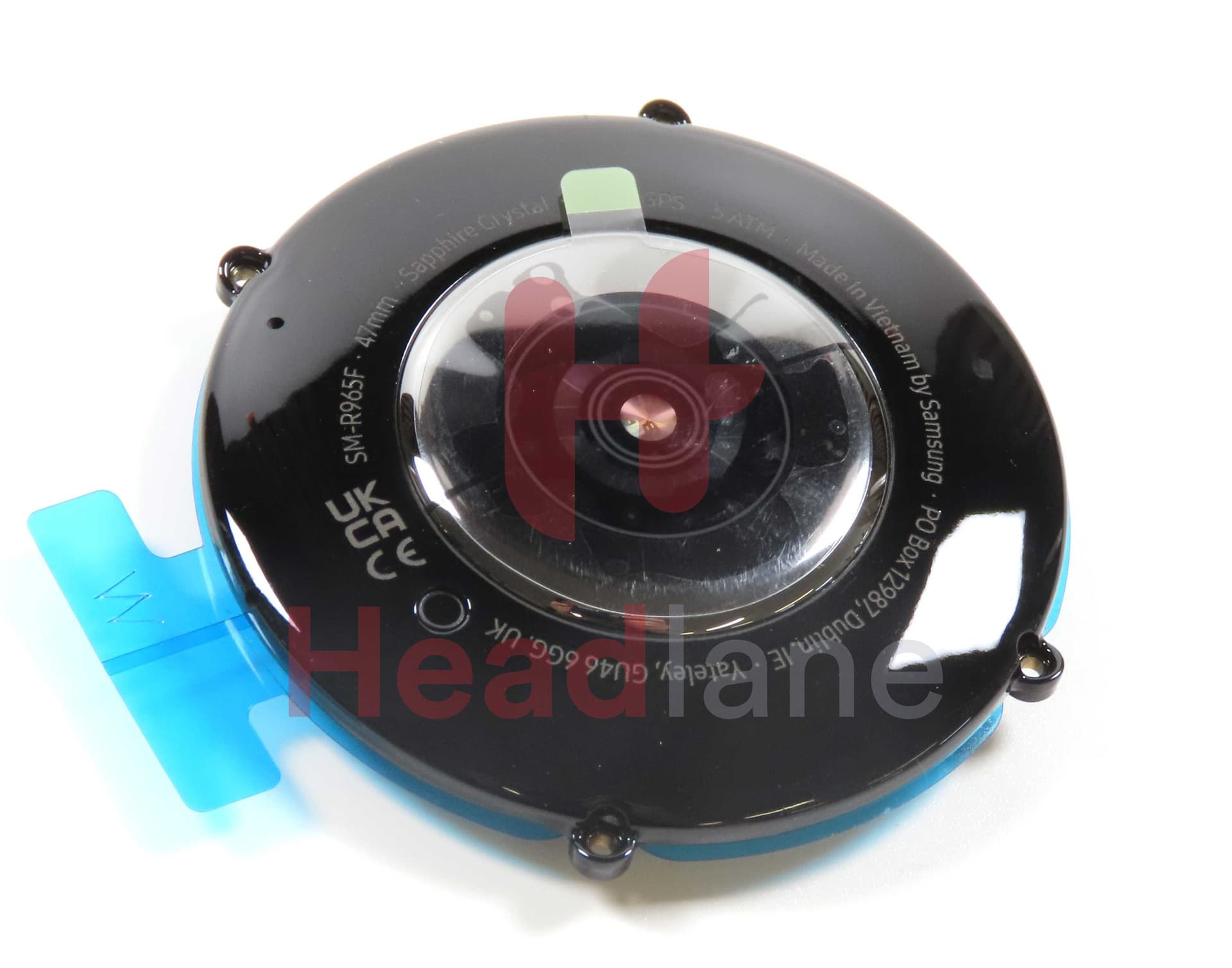 Samsung SM-R965 Galaxy Watch6 Classic 46mm (LTE) Back / Battery Cover - Black - GH82-31628A - Samsung Replacement Part