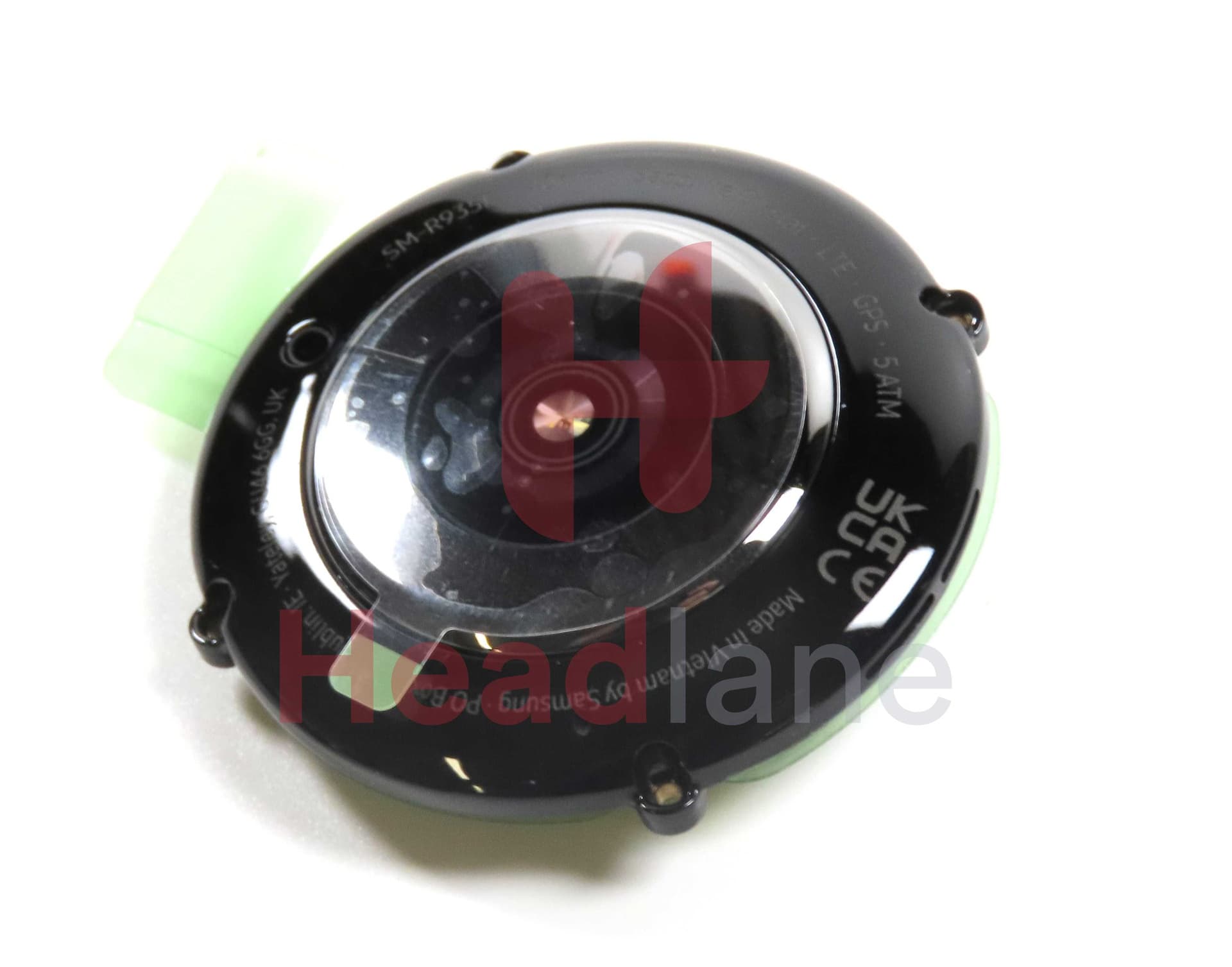 Samsung SM-R935 Galaxy Watch6 40mm (LTE) Back / Battery Cover - Black - GH82-31802A - Samsung Replacement Part