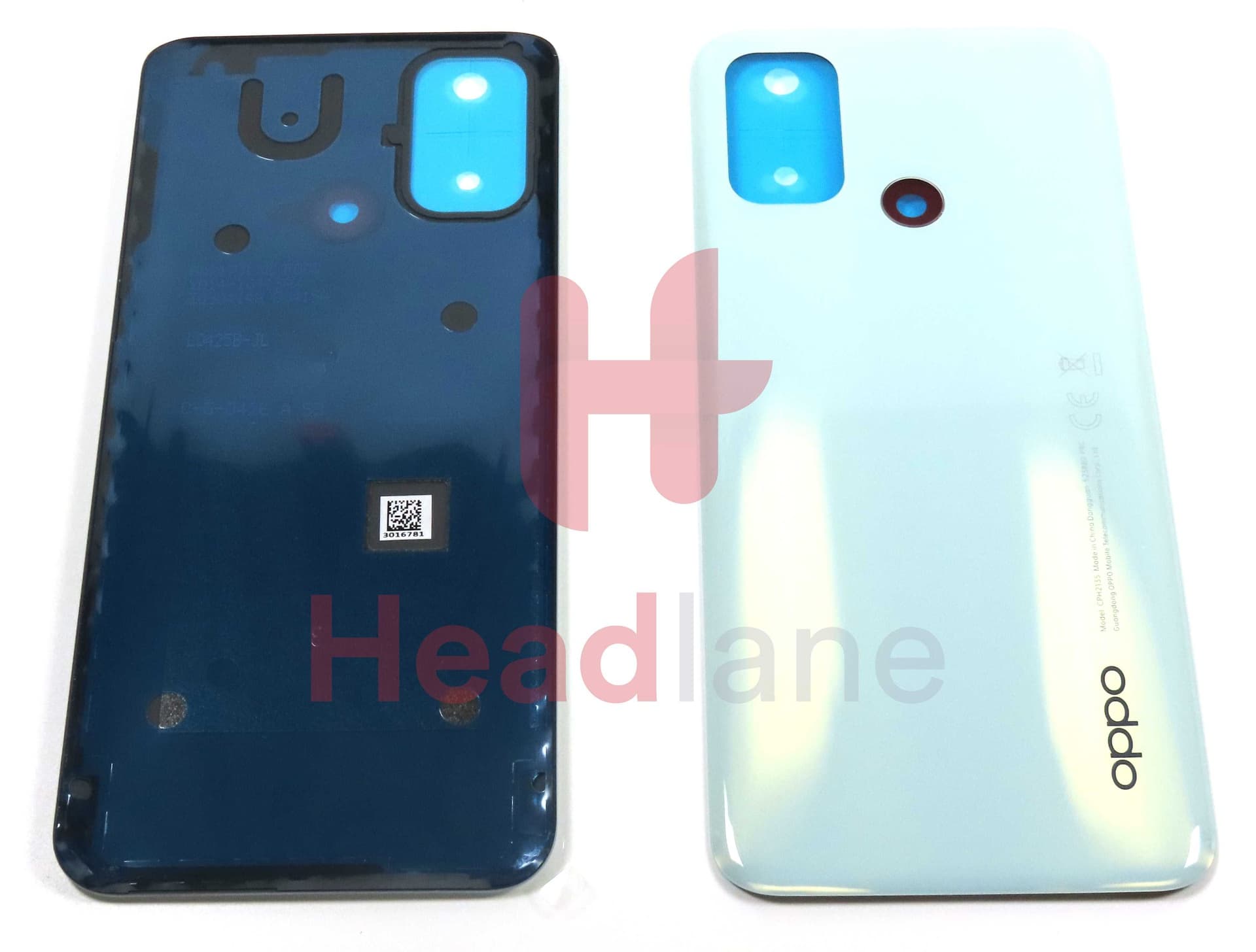 Oppo CPH2127 CPH2135 CPH2139 A53 A53s Back / Battery Cover - Green - 3016781 - Oppo Replacement Part