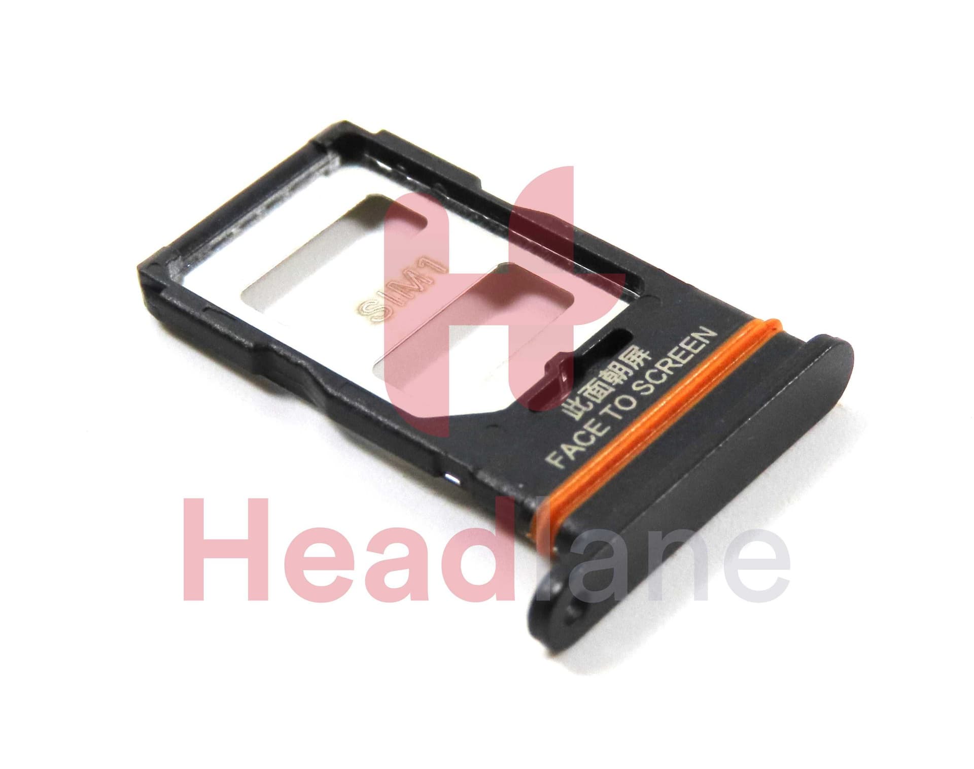 Xiaomi Redmi Note 12 Pro 5G SIM Card Tray - Black - 48200000NQ3W - Xiaomi Replacement Part