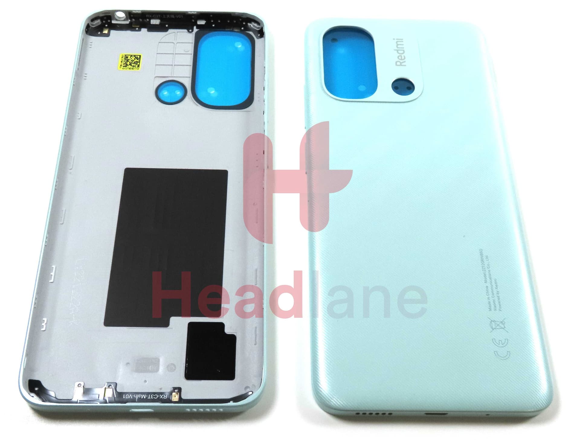 Xiaomi Redmi 12C Back / Battery Cover - Green - 1610111001011A - Xiaomi Replacement Part