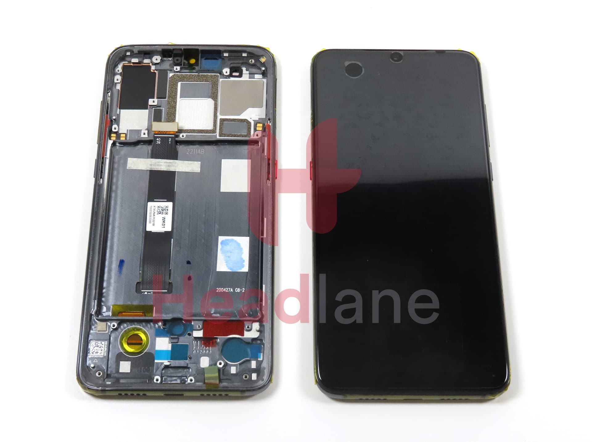Xiaomi Mi 9 LCD Display / Screen + Touch - Piano Black - 5606100980B6 - Xiaomi Replacement Part
