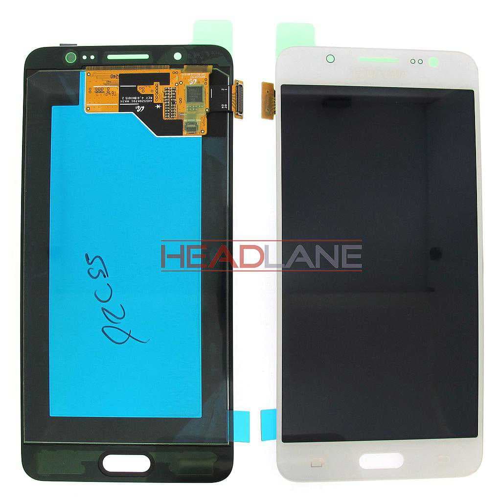Samsung SM-J510 Galaxy J5 (2016) LCD Display / Screen + Touch - White - GH97-19466C - Samsung Replacement Part