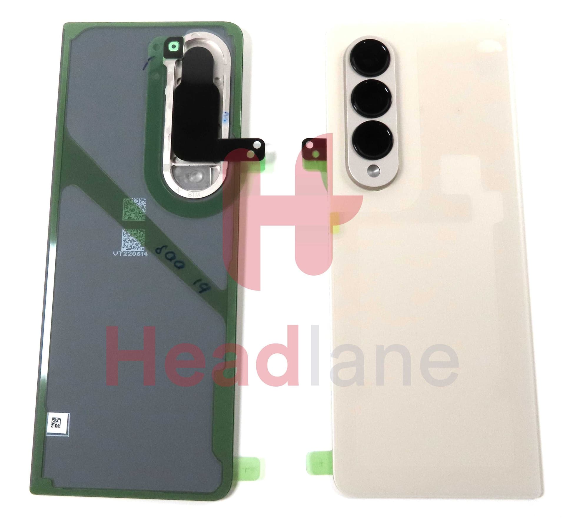 Samsung SM-F936 Galaxy Z Fold4 5G Back / Battery Cover - Beige (No Printing) - GH97-28014C - Samsung Replacement Part