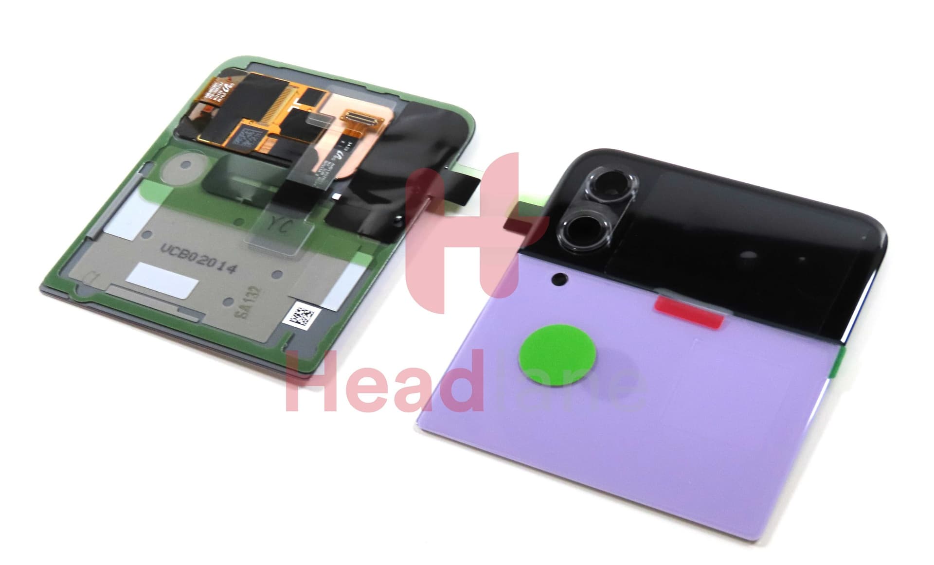 Samsung SM-F721 Galaxy Z Flip4 5G Outer LCD Display / Screen - Purple - GH97-27947K - Samsung Replacement Part