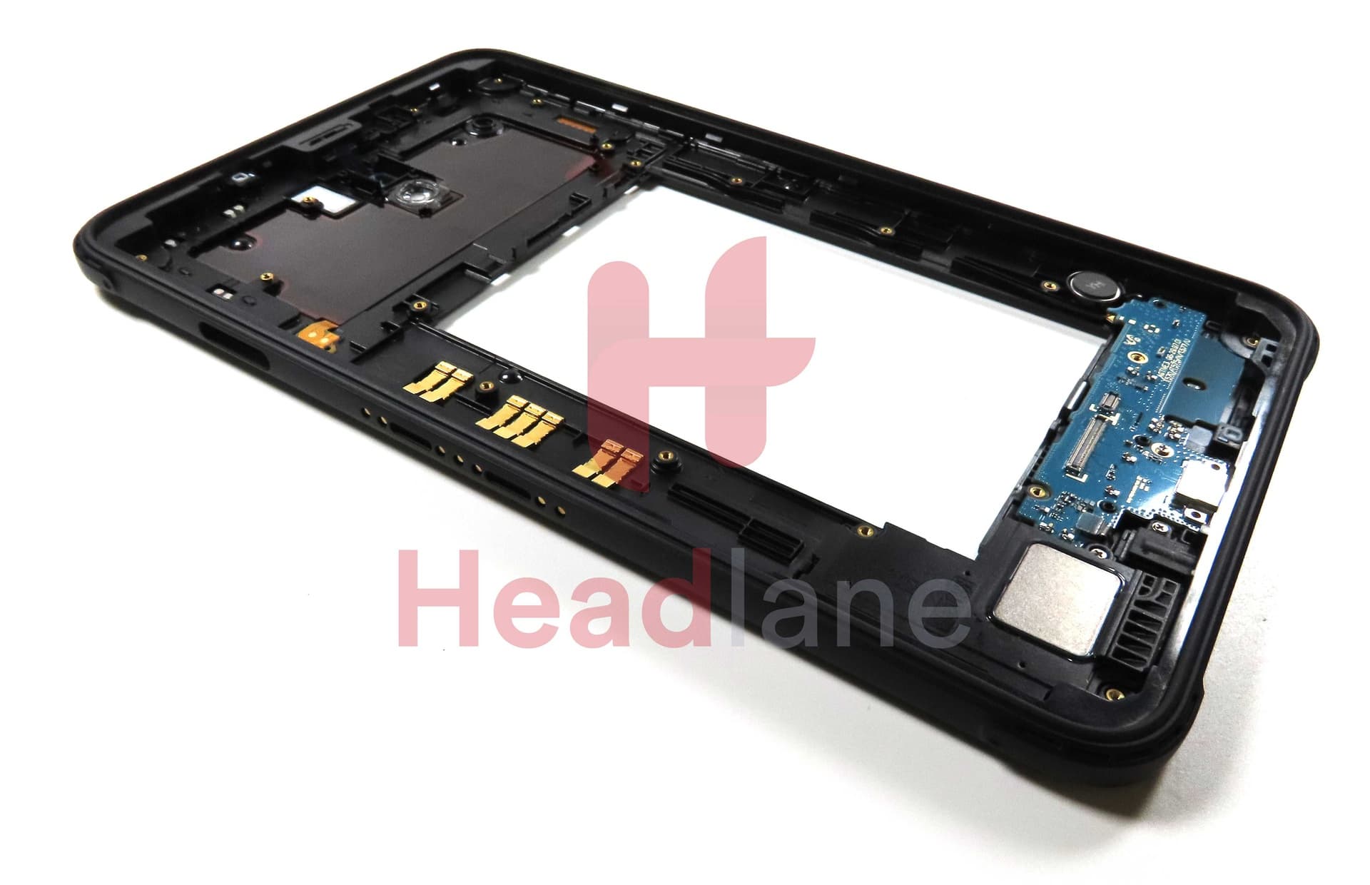 Samsung SM-T570 Galaxy Tab Active3 (WiFi) Middle Cover / Chassis + Charging Port Flex - GH97-25499A - Samsung Replacement Part