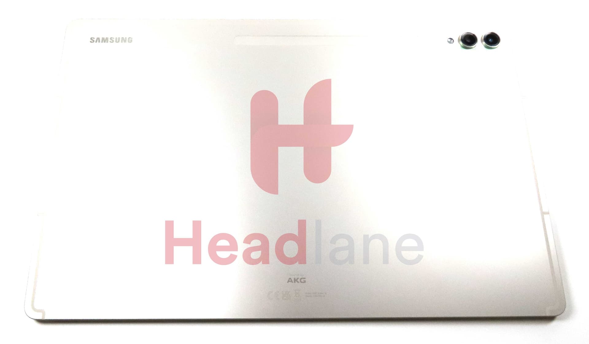 Samsung SM-X910 X916 Galaxy Tab S9 Ultra Back / Battery Cover (WiFi / 5G) - Cream - GH82-31676B - Samsung Replacement Part