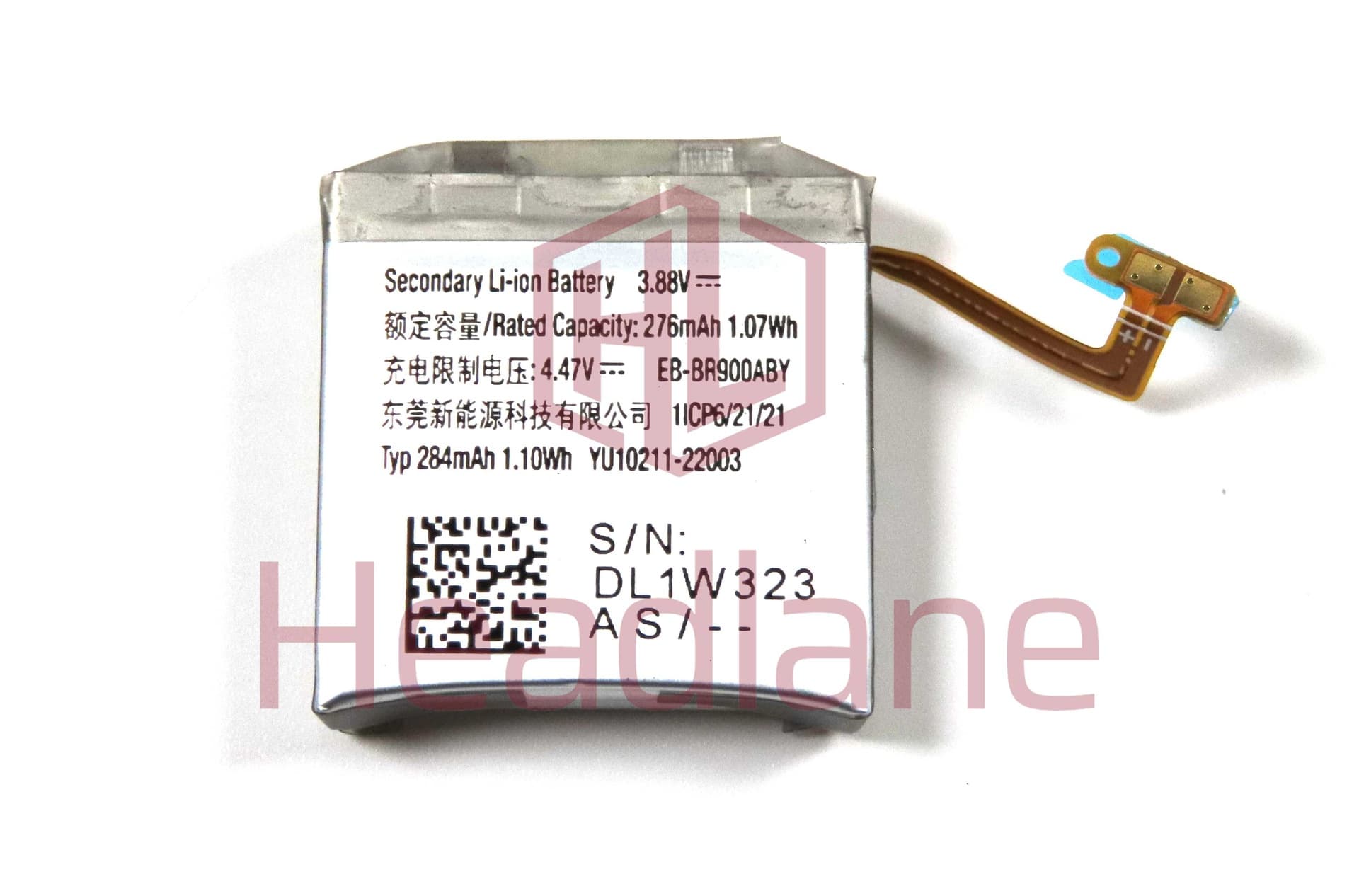 Samsung SM-R900 R905 Galaxy Watch5 BT / LTE (40mm) EB-BR900ABY 276mAh Internal Battery - GH43-05112A - Samsung Replacement Part