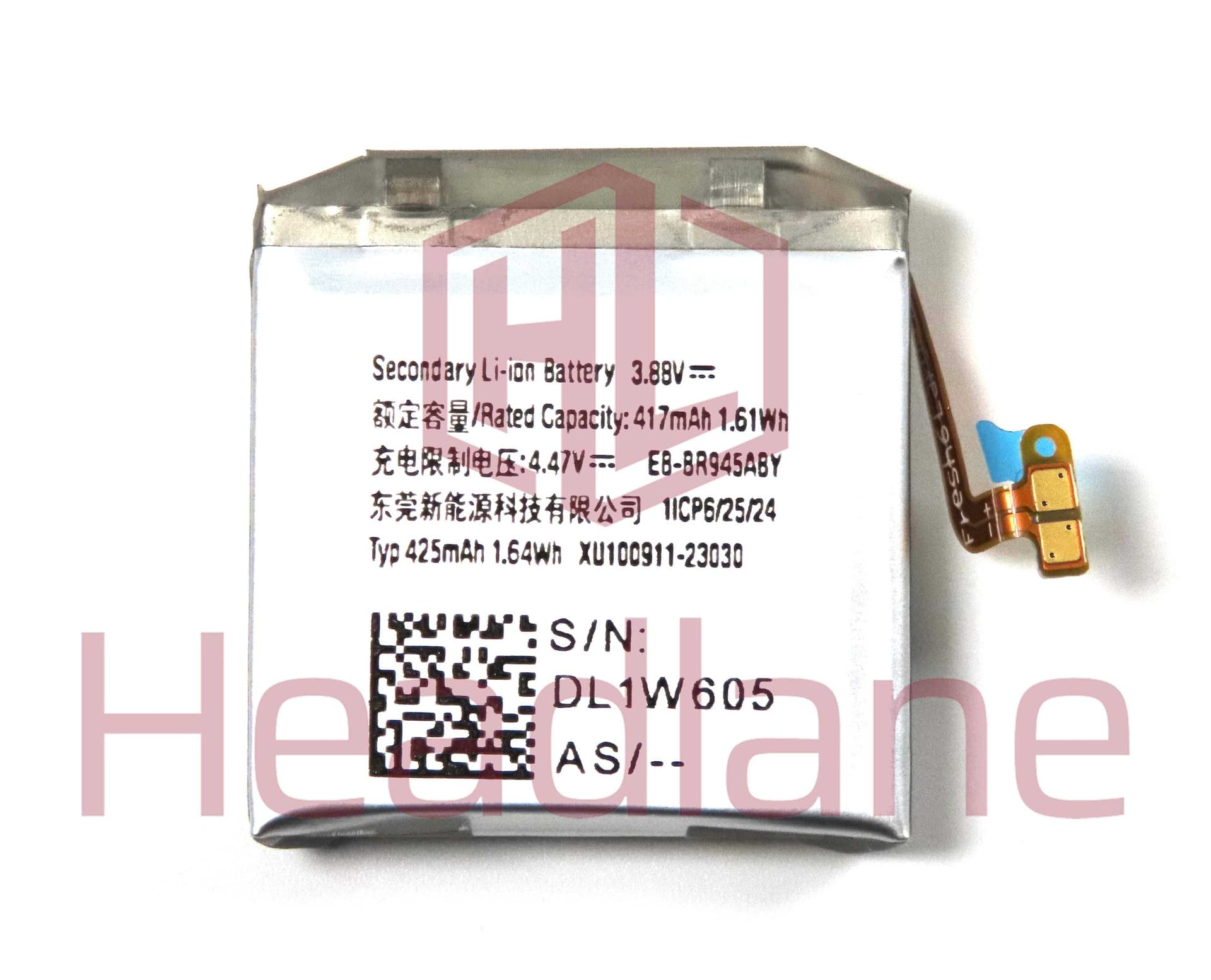 Samsung SM-R940 R945 Galaxy Watch6 44mm BT / LTE EB-BR945ABY 417mAh Internal Battery - GH43-05158A - Samsung Replacement Part