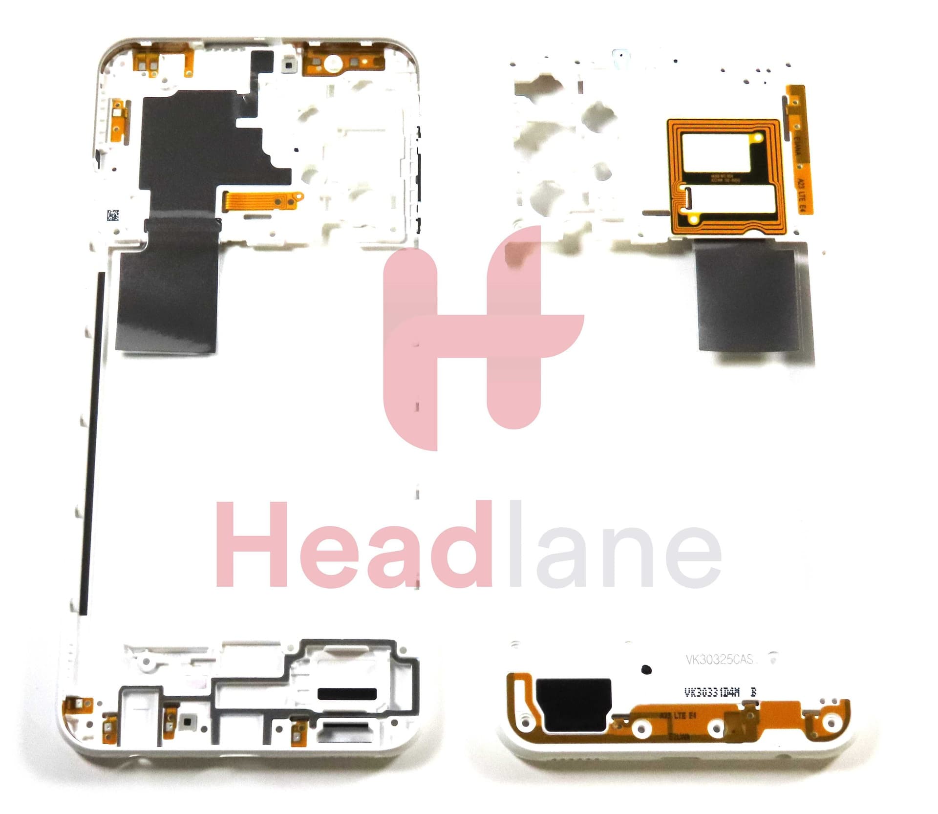 Samsung SM-A235 Galaxy A23 Middle Cover / Chassis - White - GH98-47535B - Samsung Replacement Part