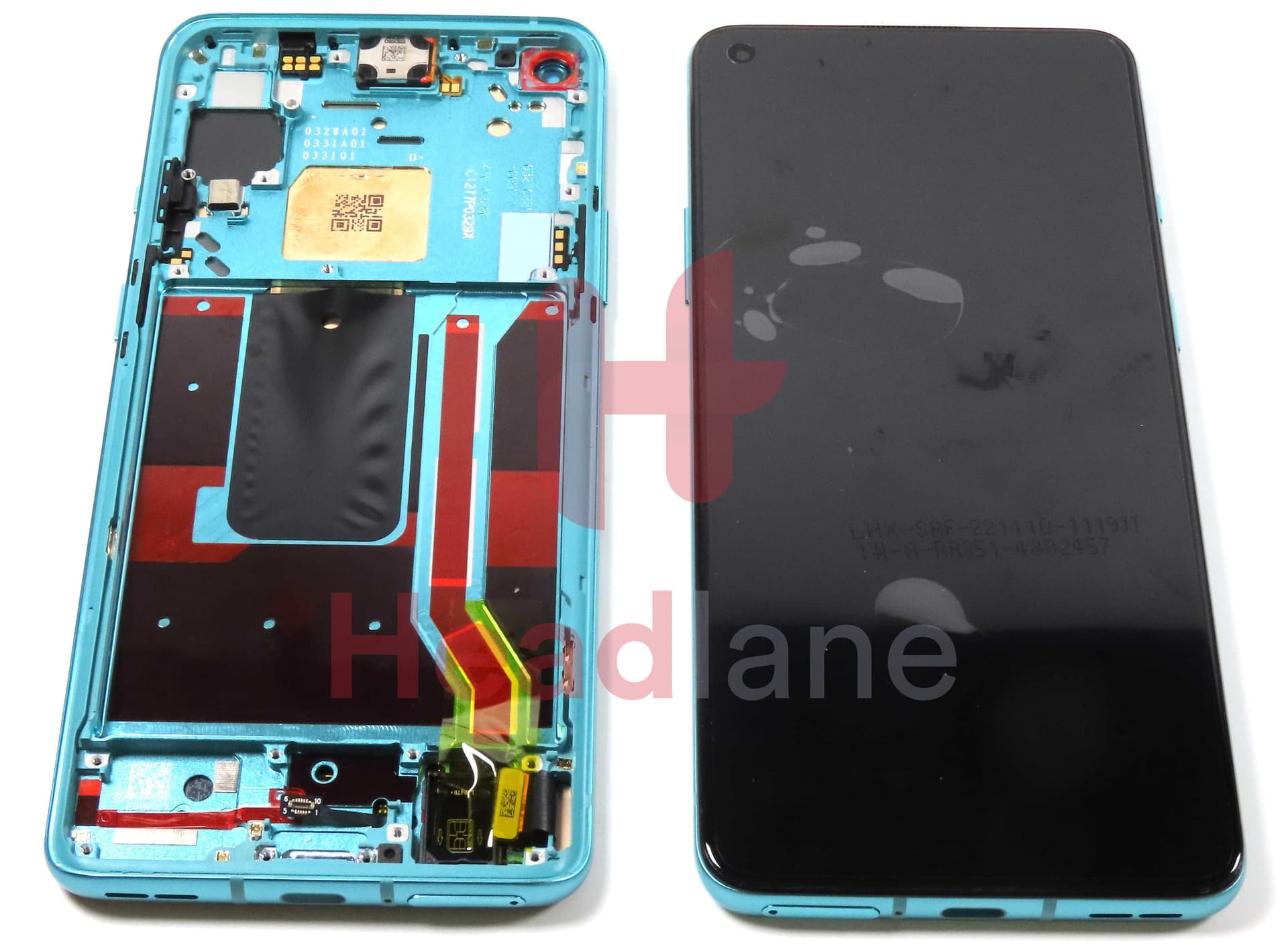 OnePlus 8T LCD Display / Screen + Touch - Green - 2011100214 - OnePlus Replacement Part
