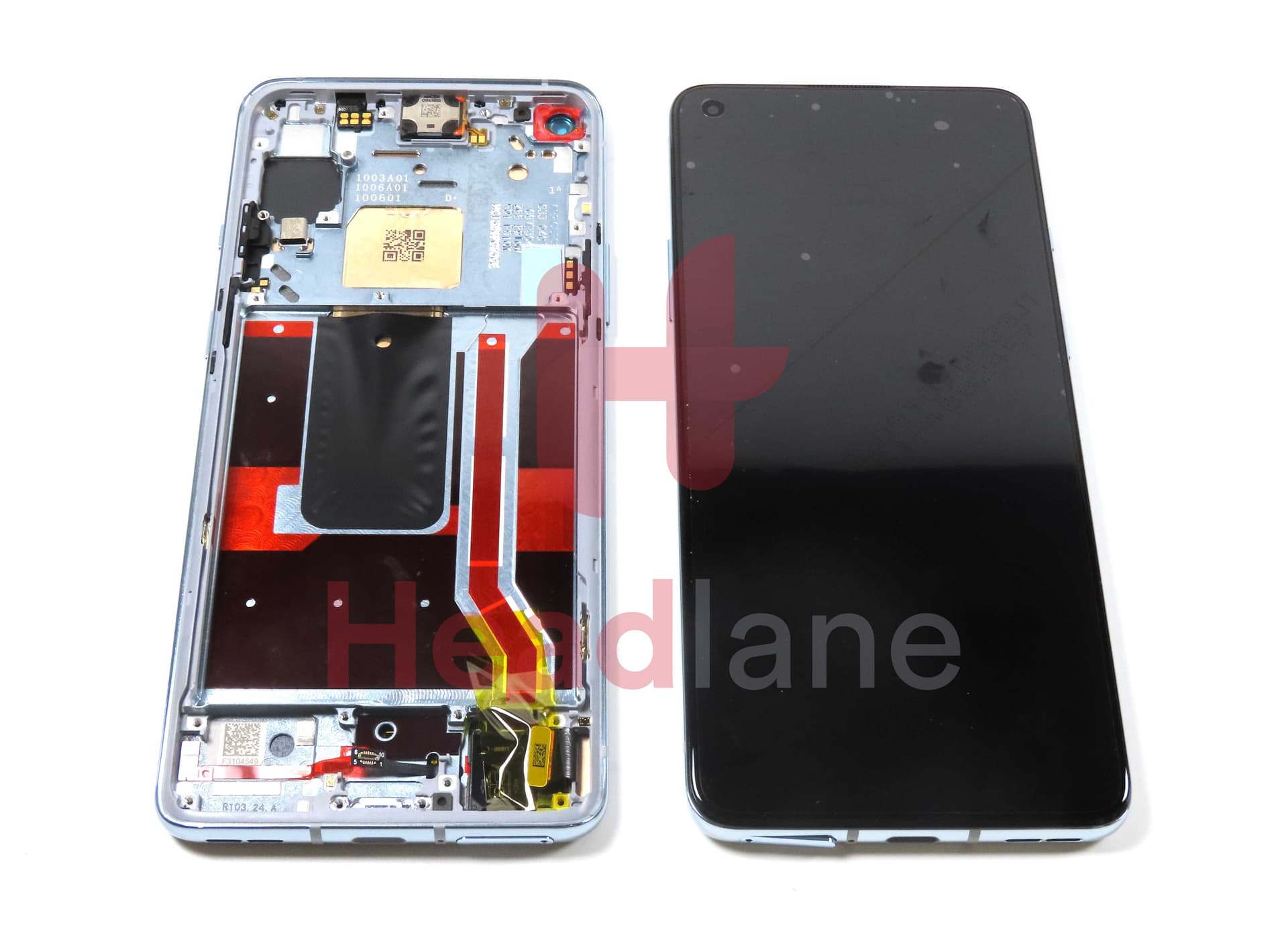 OnePlus 8T LCD Display / Screen + Touch - Silver - 4905199 - OnePlus Replacement Part