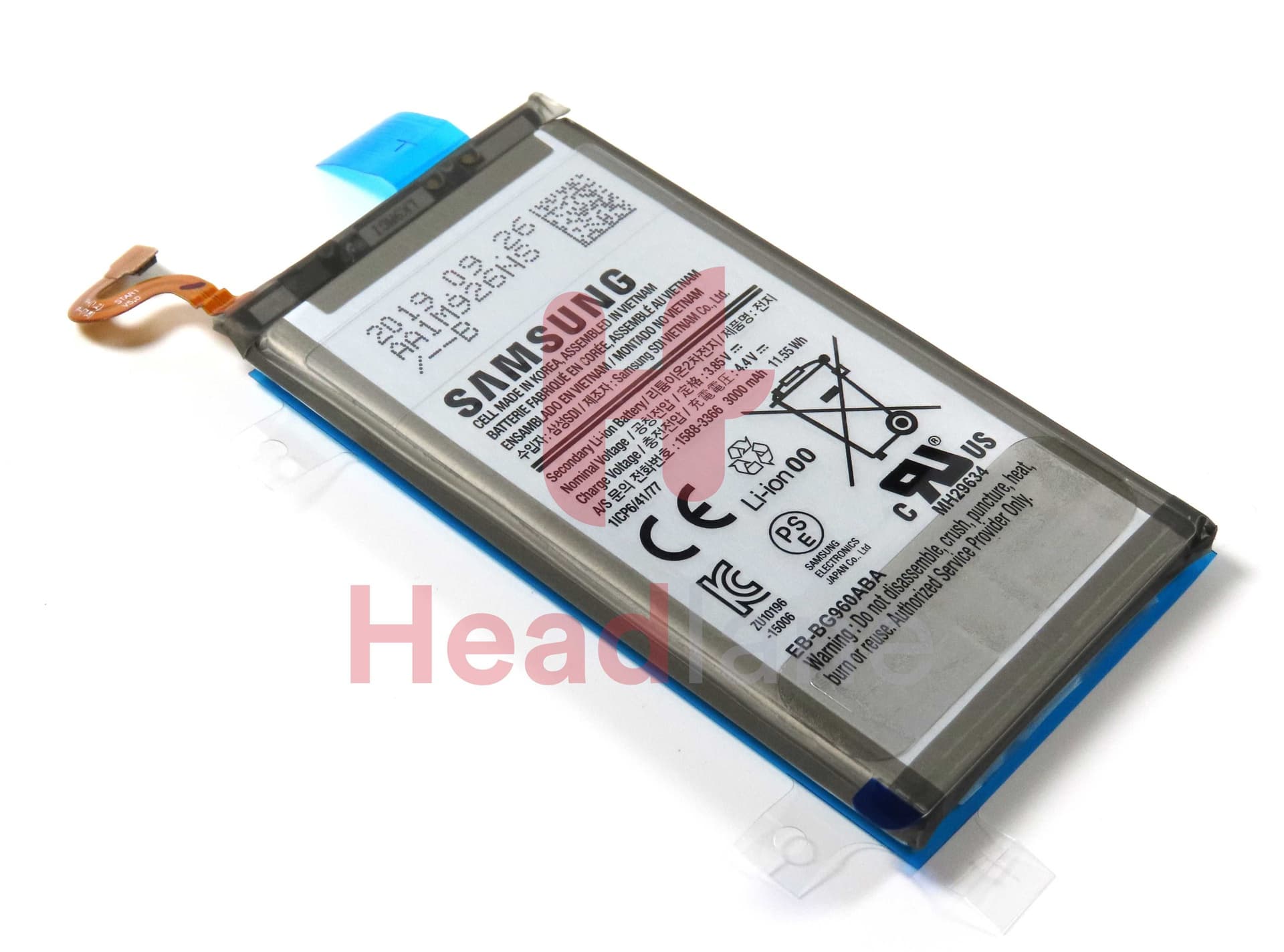 Samsung SM-G960F Galaxy S9 EB-BG960ABA Internal Battery (No Box) - GH82-16021A-NB - Samsung Replacement Part