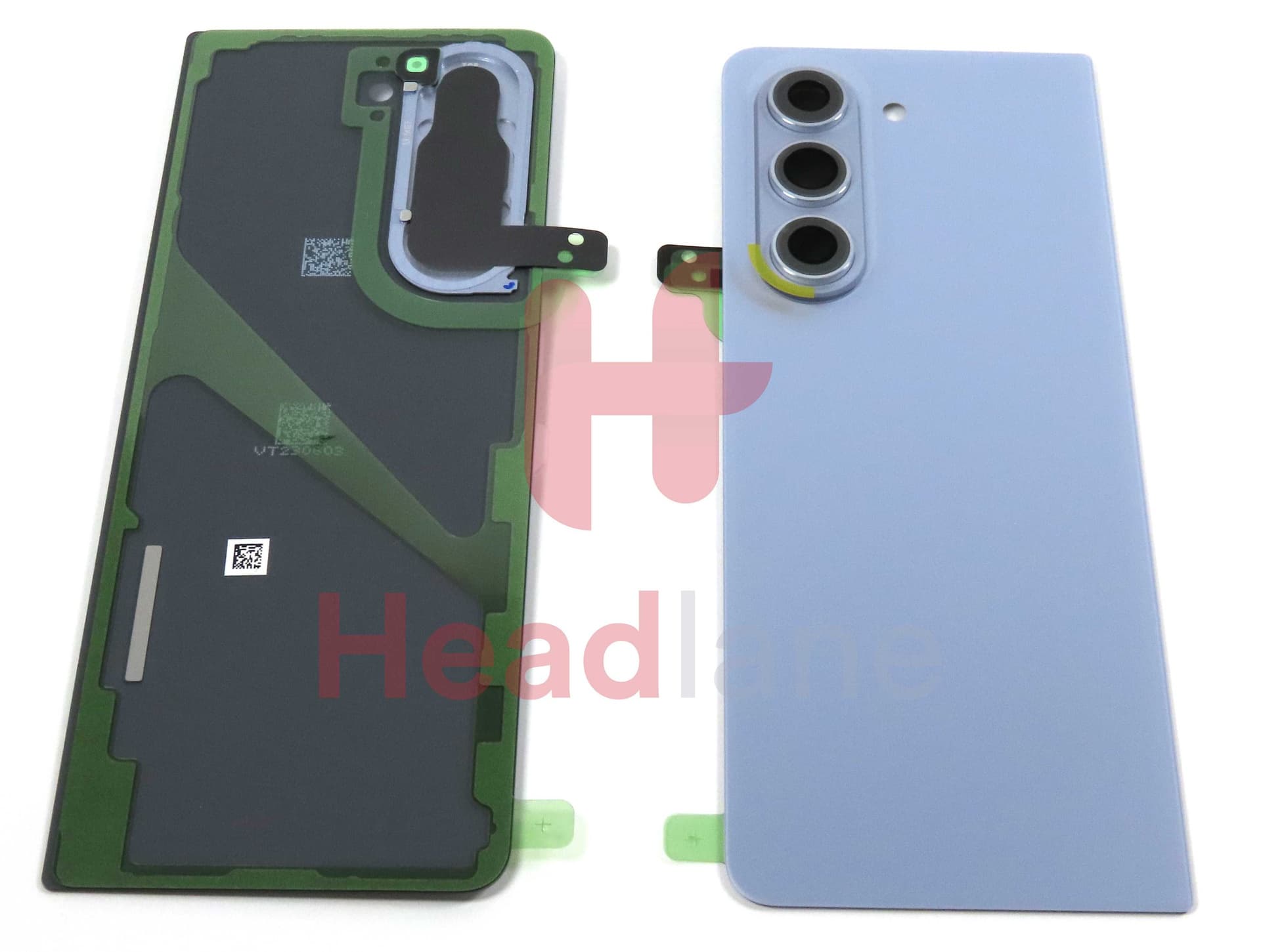 Samsung SM-F946 Galaxy Z Fold5 5G Back / Battery Cover - Icy Blue (No Printing) - GH98-48616C - Samsung Replacement Part