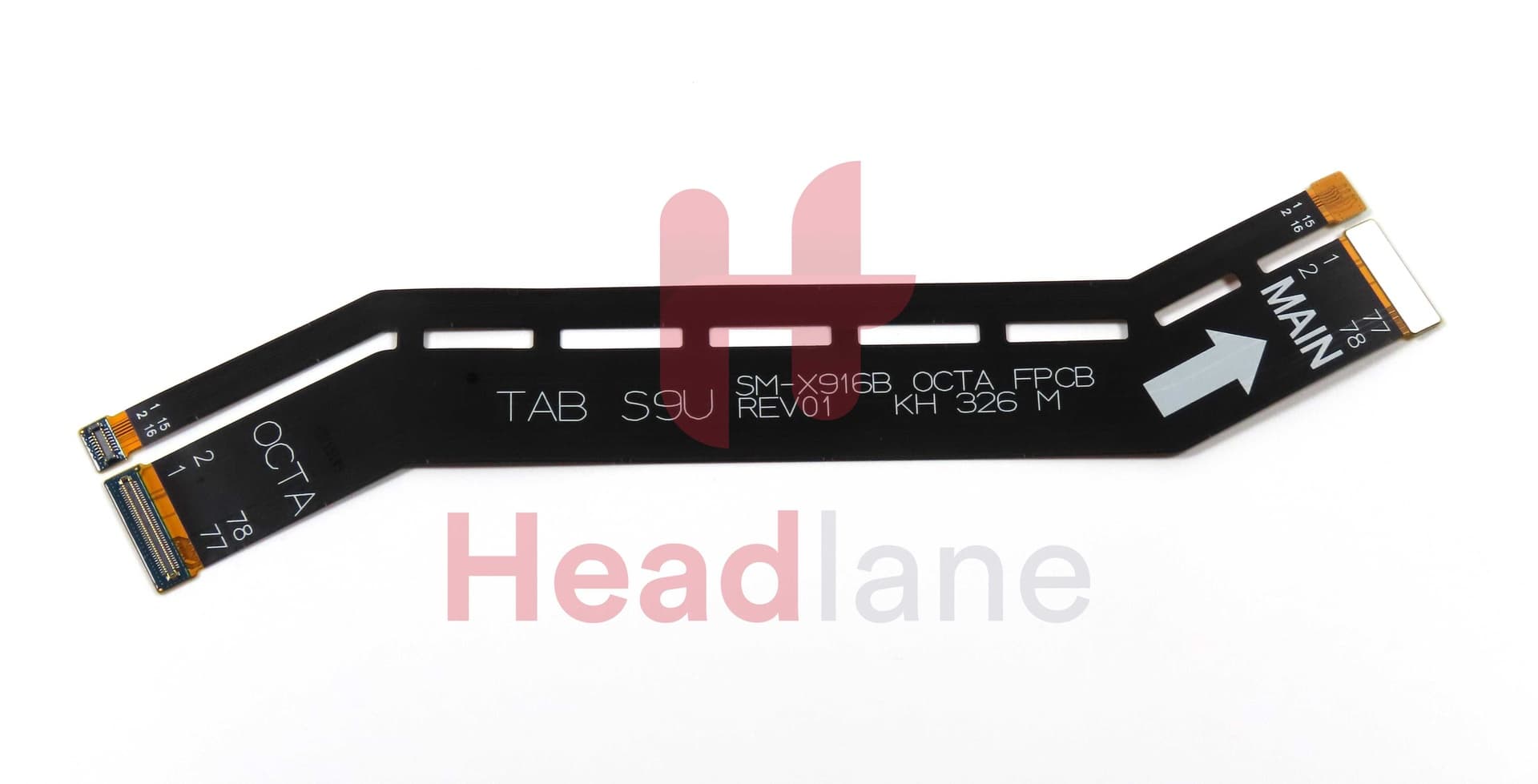 Samsung SM-X910 X916 Galaxy Tab S9 Ultra (WiFi / 5G) Display Flex Cable - GH59-15679A - Samsung Replacement Part