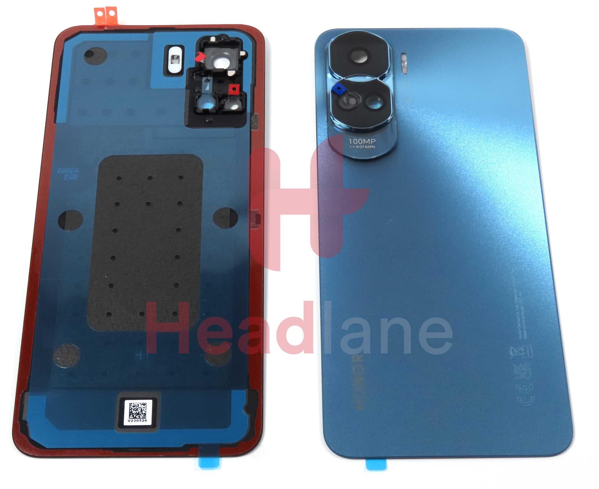 Honor 90 Lite Back / Battery Cover - Cyan - 0235AGEA - Honor Replacement Part