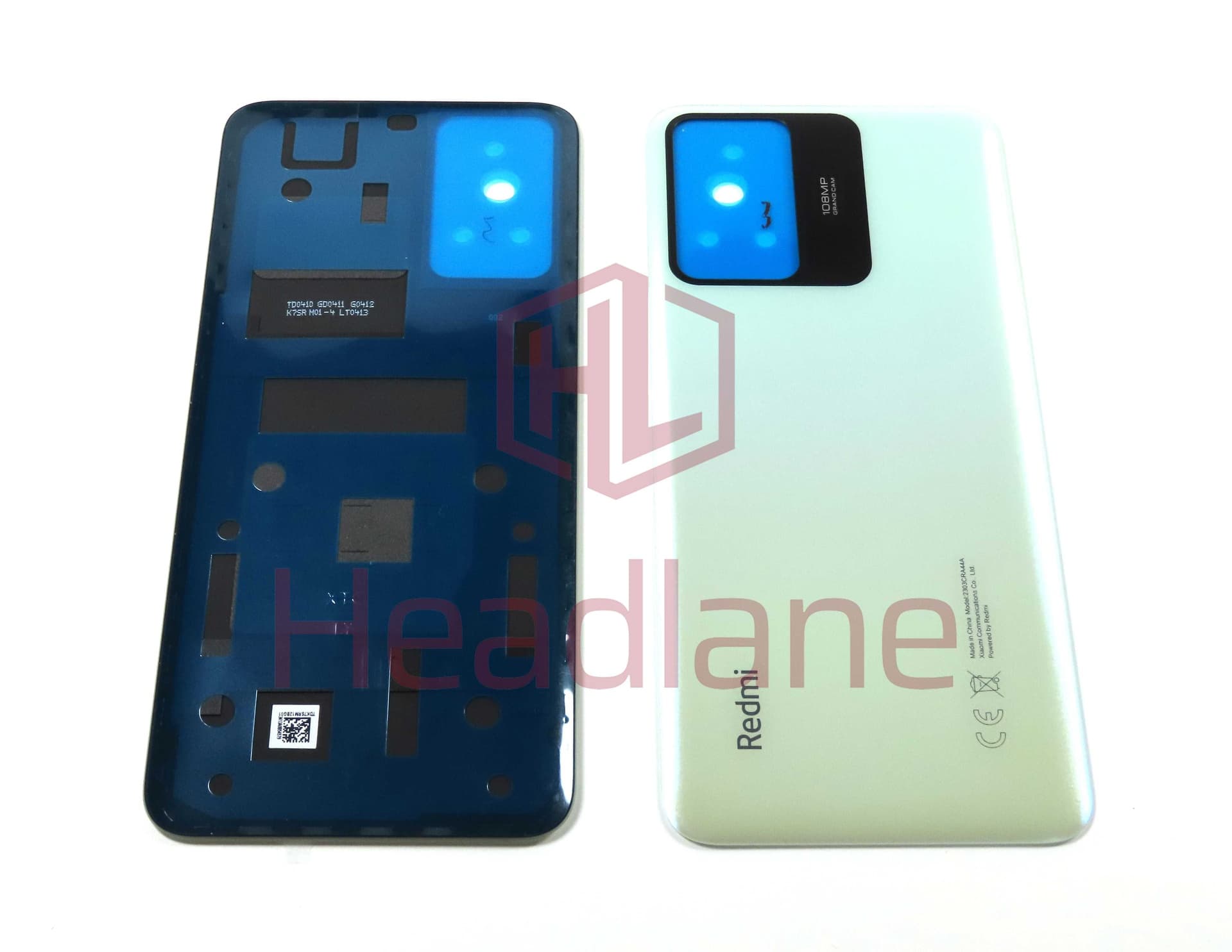 Xiaomi Redmi Note 12S Back / Battery Cover - Green - 1610111001135A - Xiaomi Replacement Part