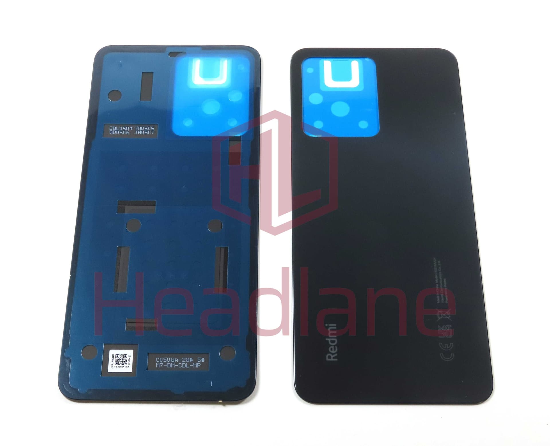 Xiaomi Redmi Note 12 4G Back / Battery Cover - Black (NFC) - 1610111001072B - Xiaomi Replacement Part