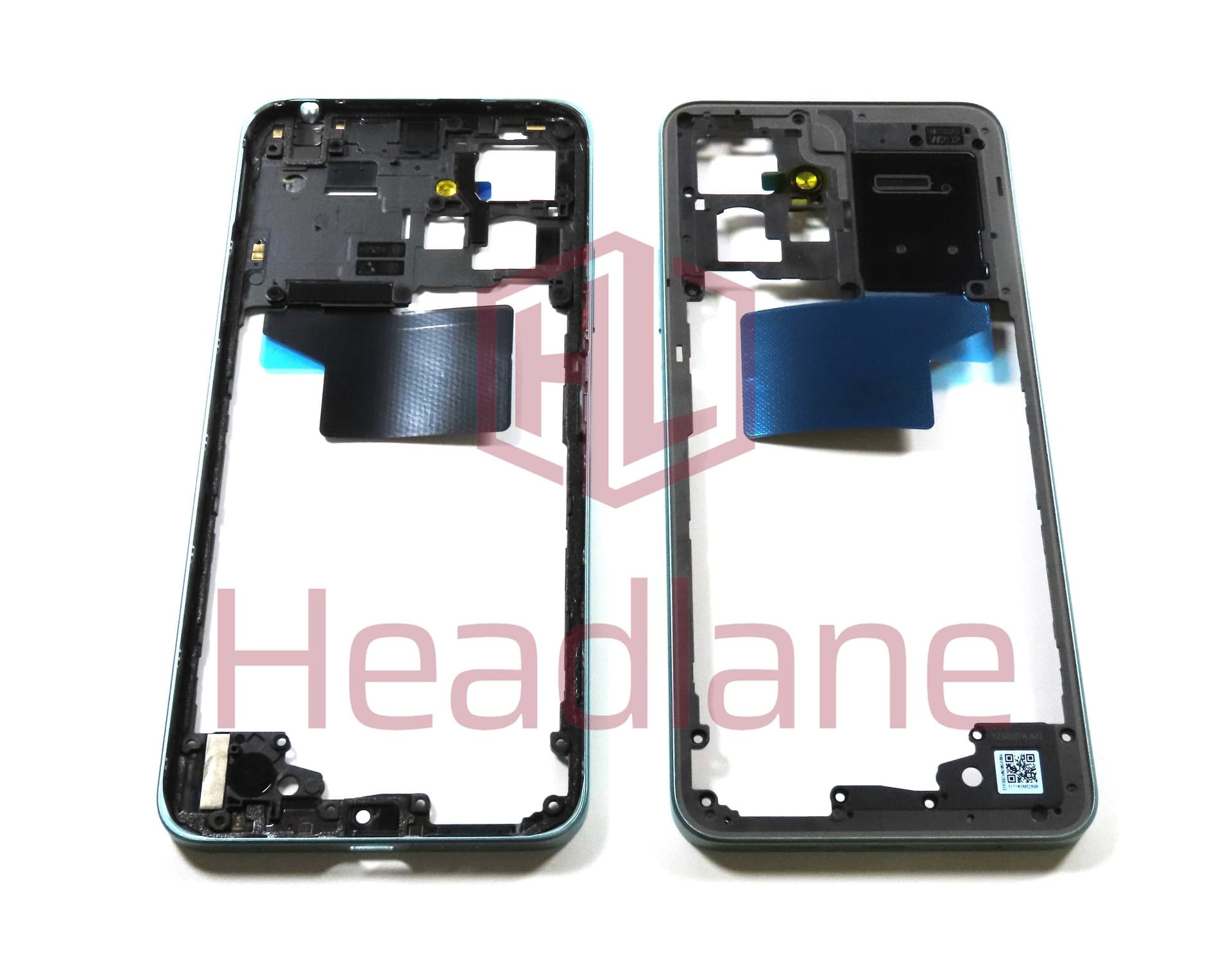 Xiaomi Redmi Note 12 4G Middle Cover / Chassis - Green - 1610110000479A - Xiaomi Replacement Part