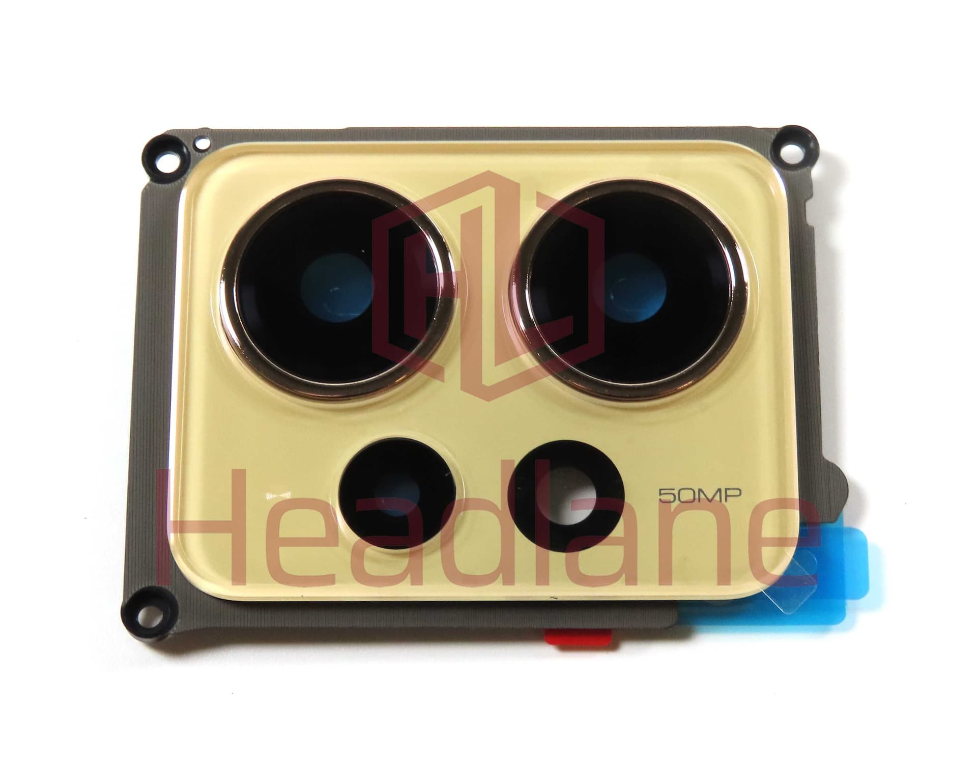 Xiaomi Redmi Note 12 4G Camera Cover / Frame + Lens - Gold - 56000700M700 - Xiaomi Replacement Part