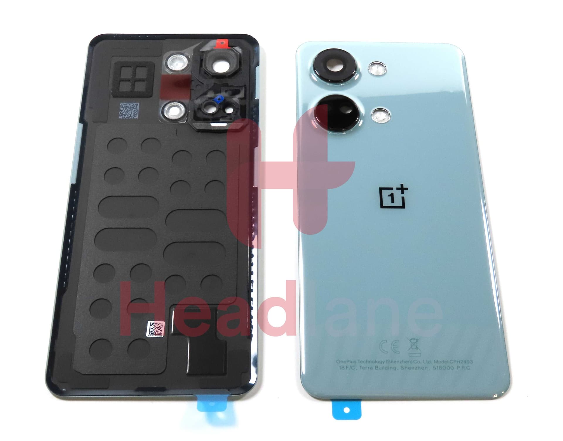 OnePlus CPH2493 Nord 3 5G Back / Battery Cover - Green - 1071101428 - OnePlus Replacement Part