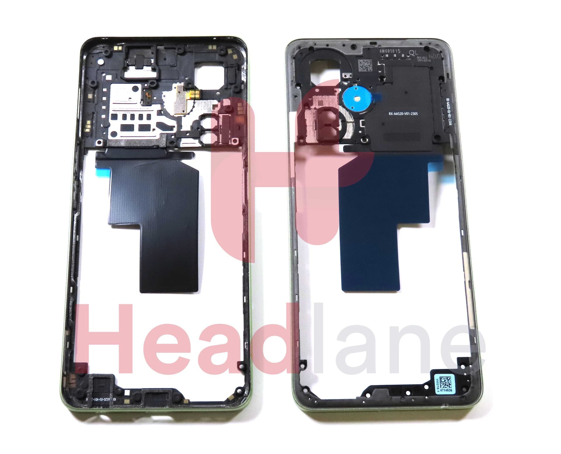 OnePlus Nord CE 3 Lite Middle Cover / Chassis - Green - 1071101383 - OnePlus Replacement Part