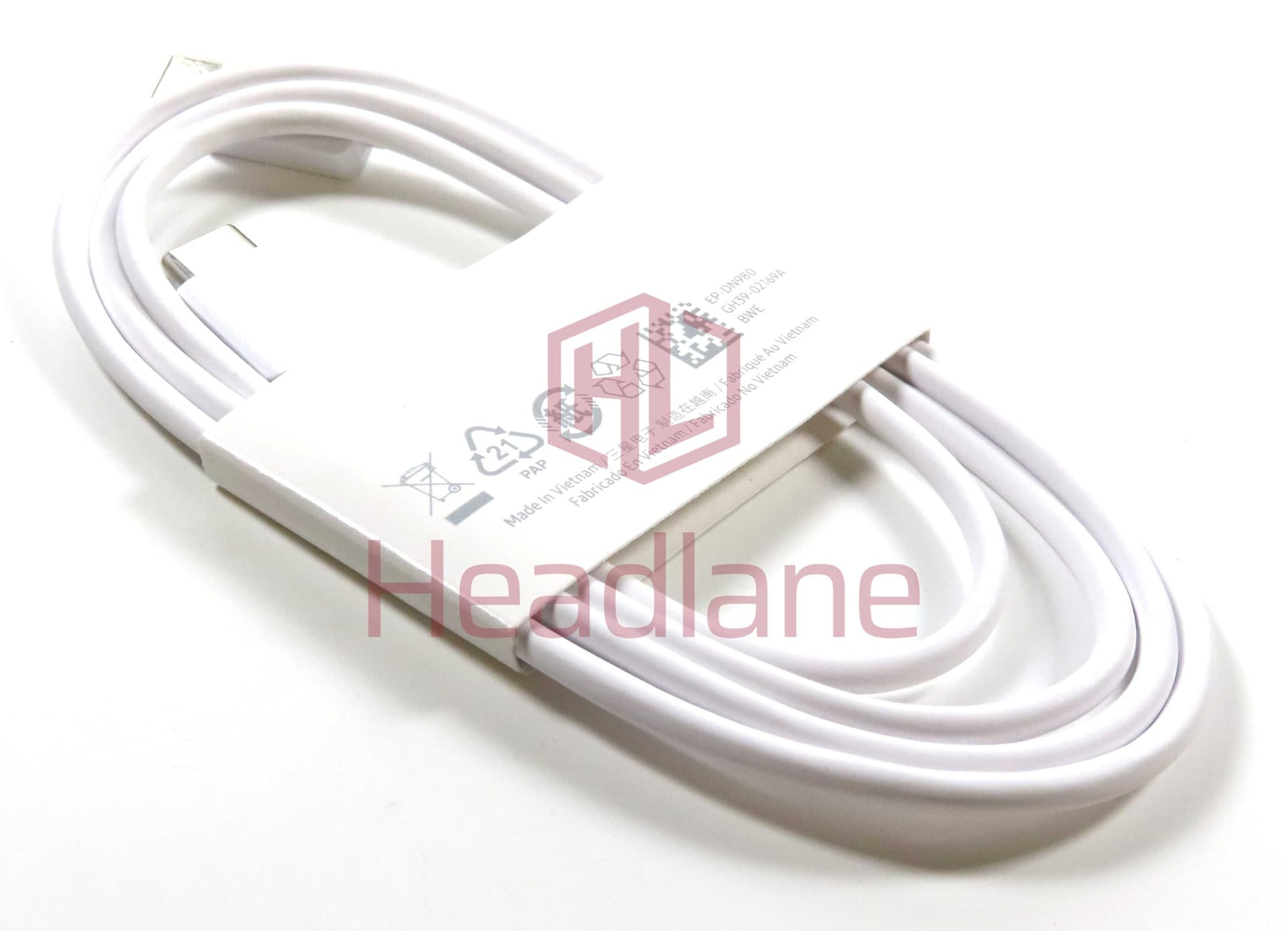 Samsung EP-DN980BWE USB-C to USB-C Data / Charging Cable - White - GH39-02169A
