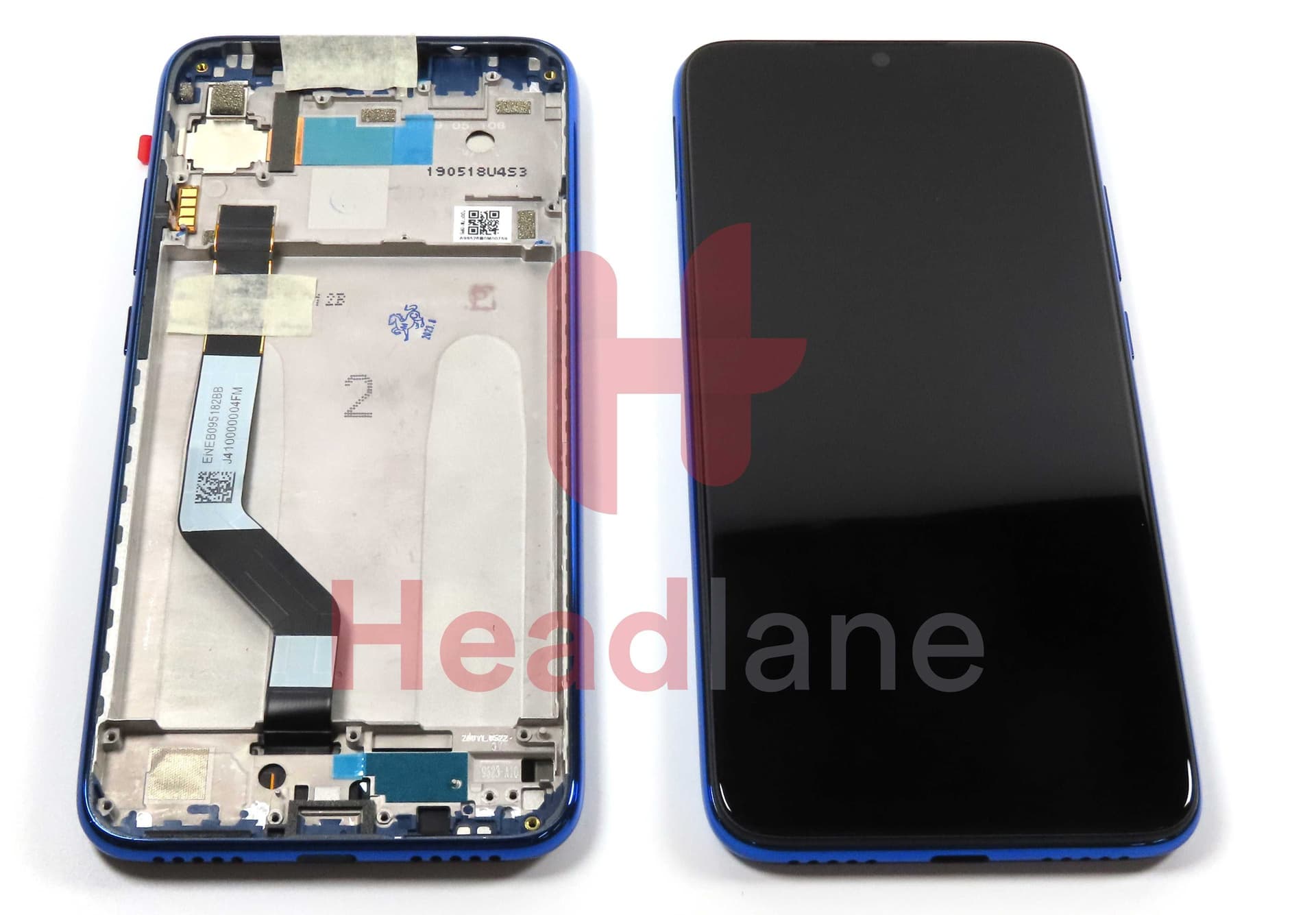 Xiaomi Redmi Note 7 LCD Display / Screen + Touch - Blue - 561010020033 - Xiaomi Replacement Part
