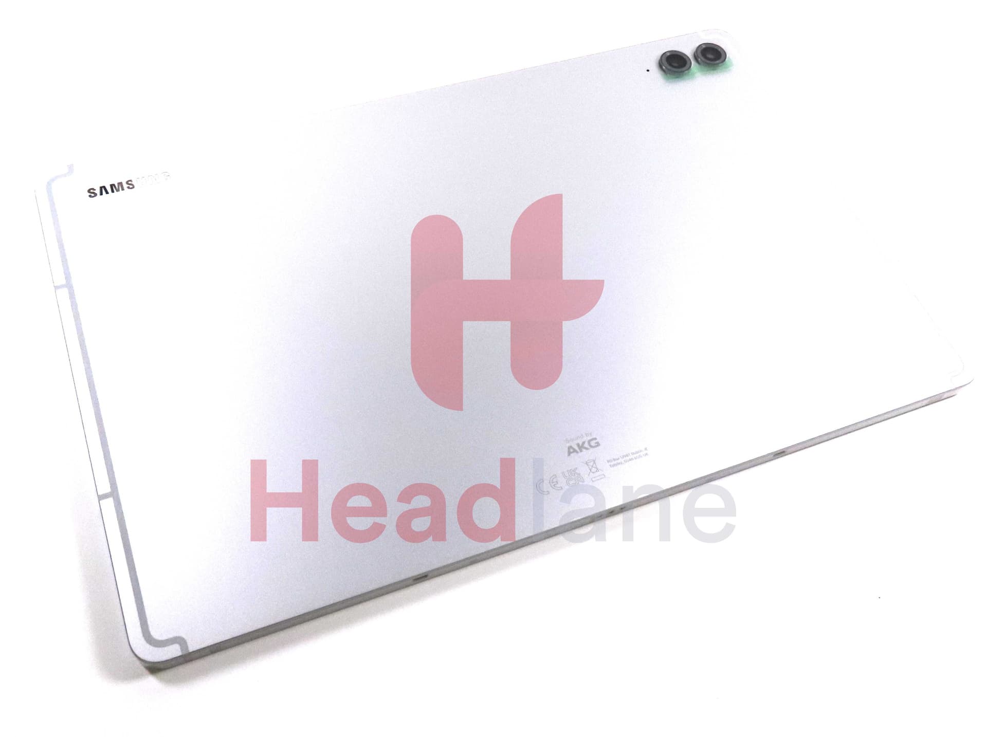 Samsung SM-X610 X616 Galaxy Tab S9 FE+ (WiFi / 5G) Back / Battery Cover - Silver - GH82-32703B - Samsung Replacement Part