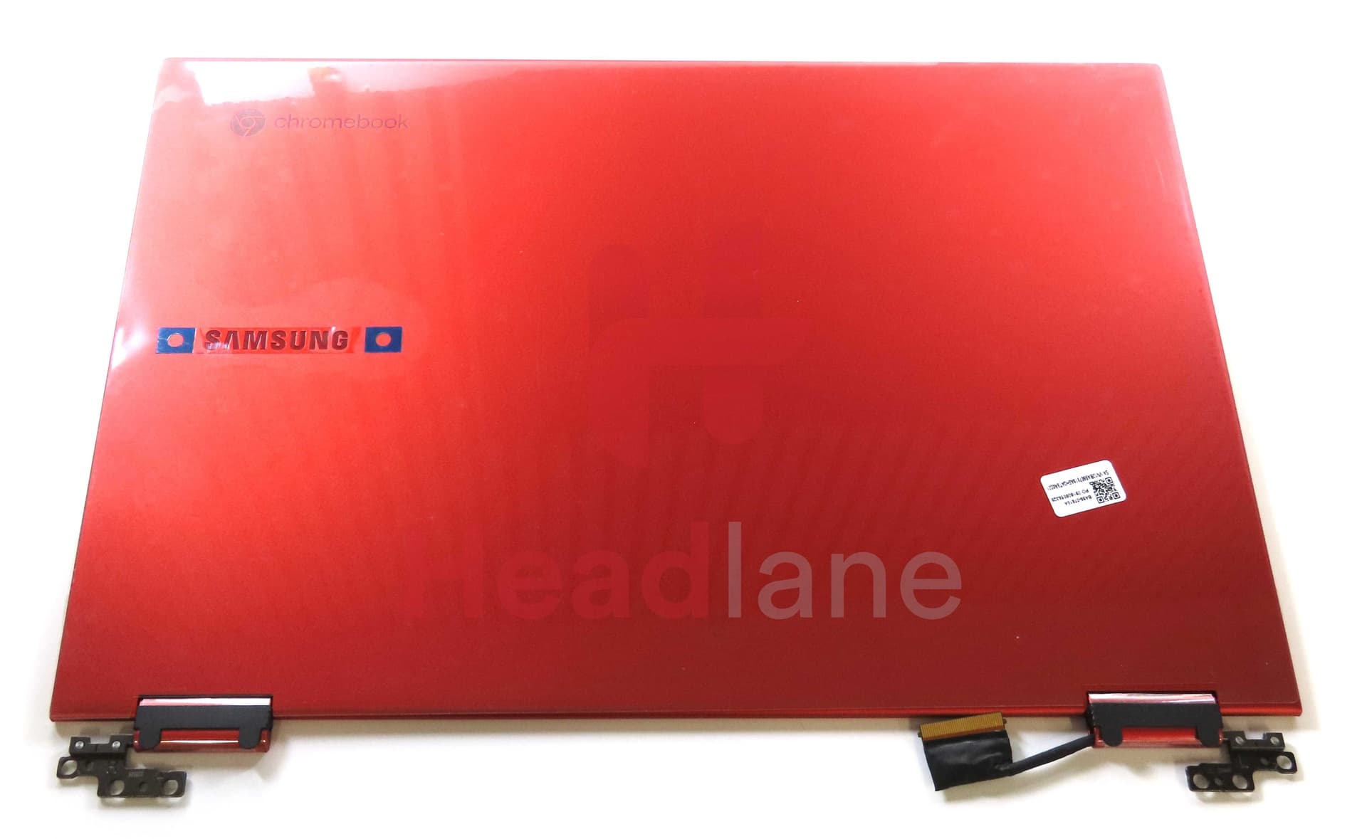 Samsung XE530QDA Galaxy Chromebook 2 LCD Display / Screen + Lid + Hinge - Red - BA96-07819A - Samsung Replacement Part