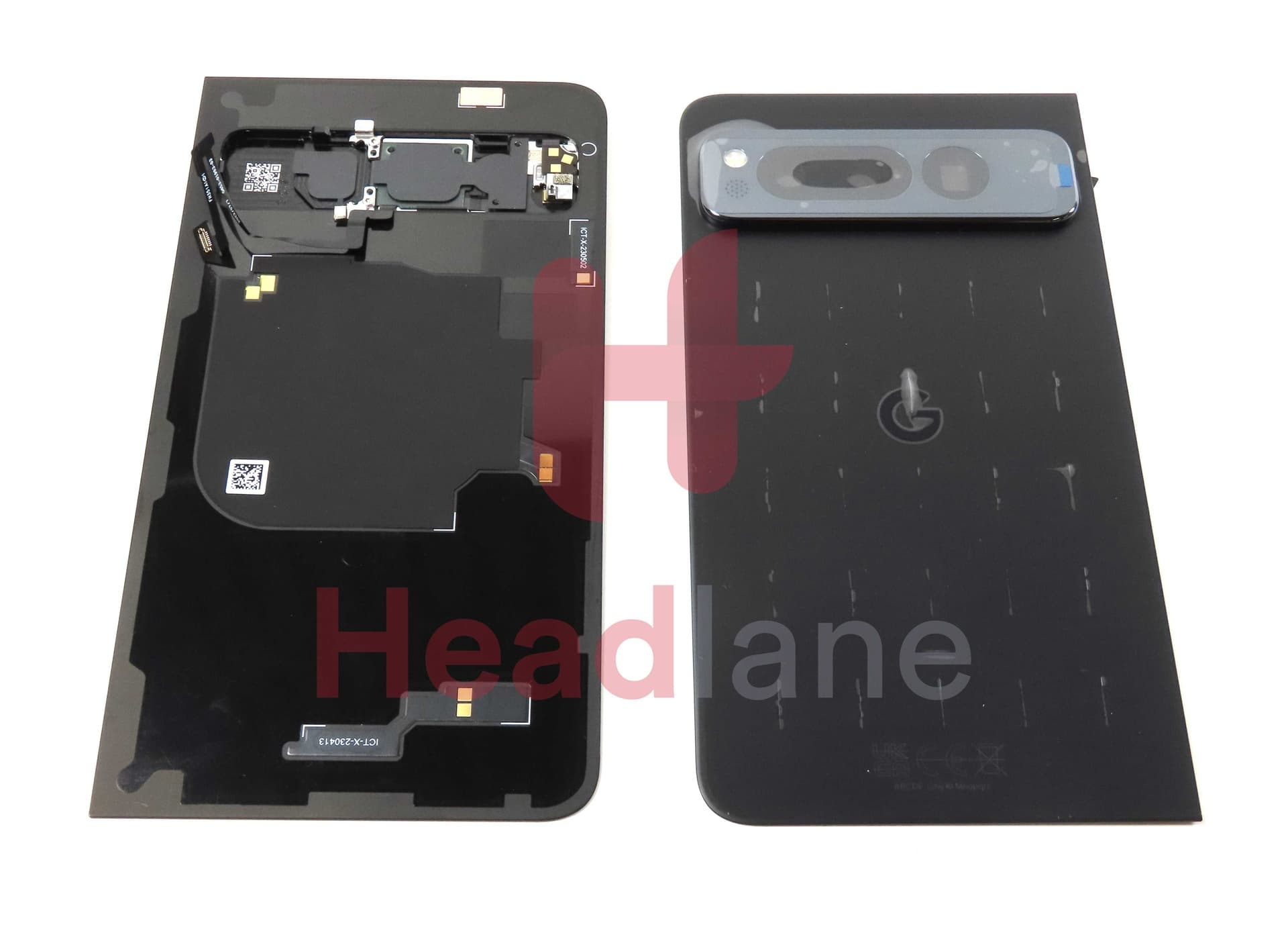 Google Pixel Fold Back / Battery Cover - Obsidian / Black - G949-00428-00 - Google Replacement Part