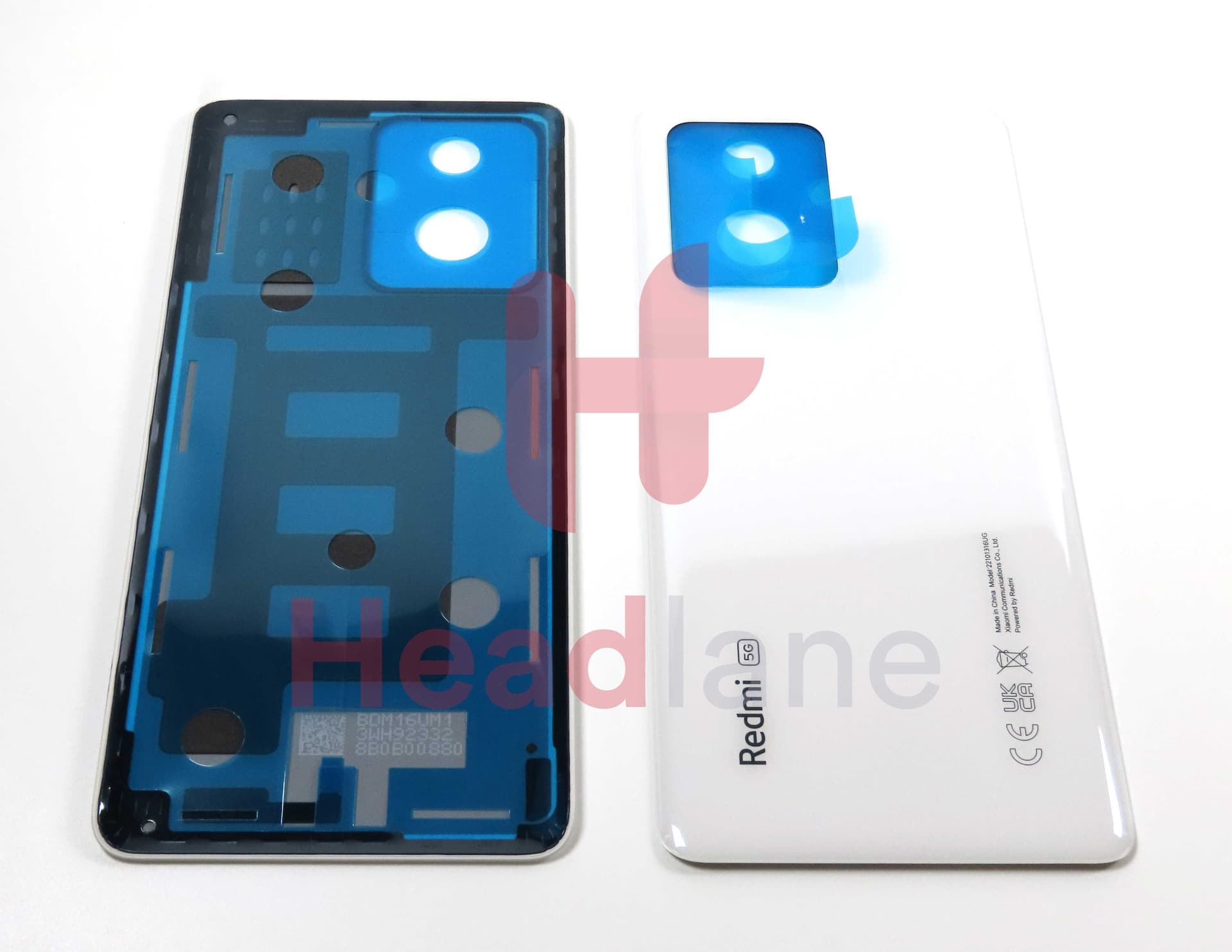 Xiaomi Redmi Note 12 Pro+ 5G Back / Battery Cover - White - 1610111000837A - Xiaomi Replacement Part