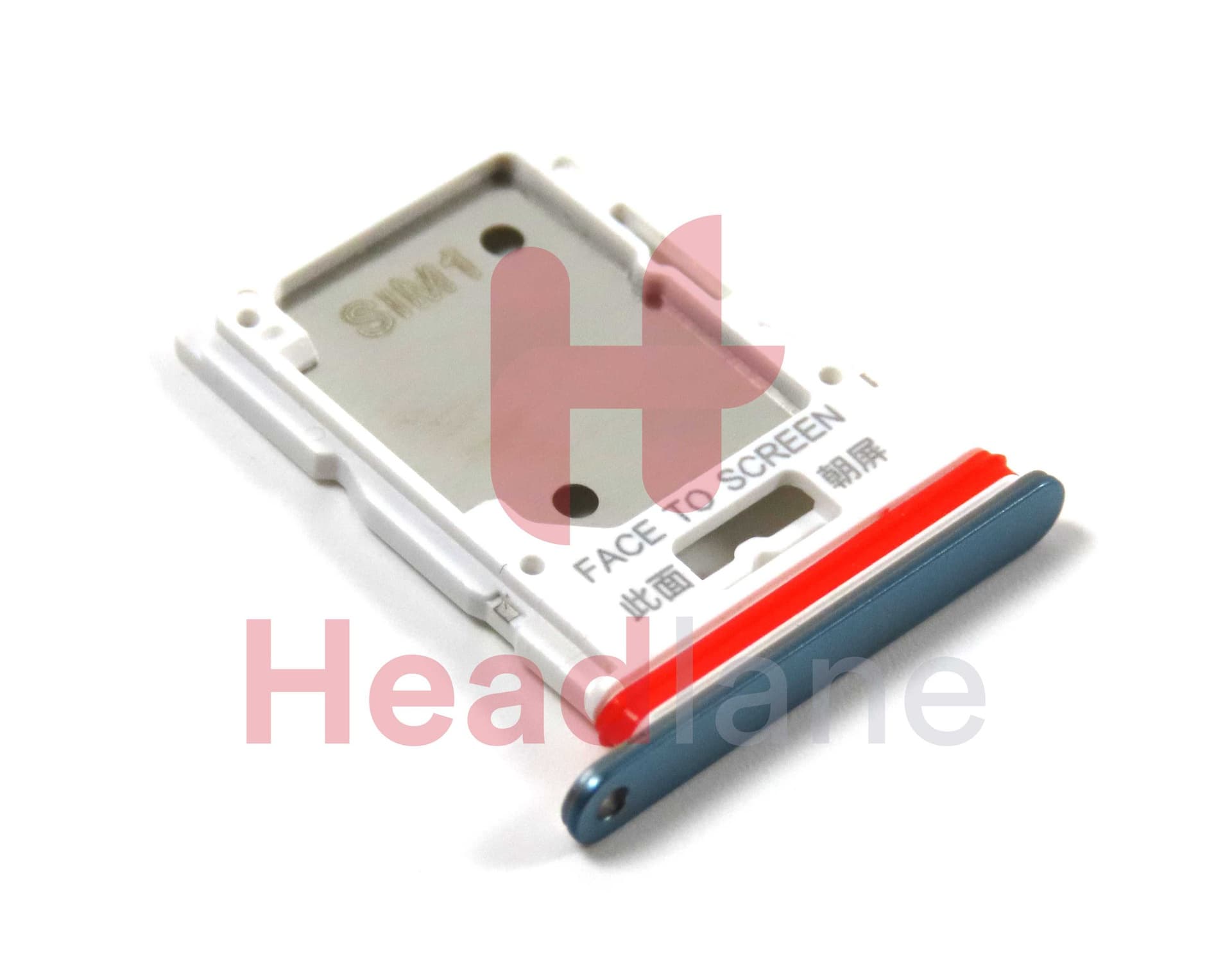 Xiaomi Redmi Note 12 Pro 4G SIM Card Tray - Grey / Blue - 1611701000248B - Xiaomi Replacement Part