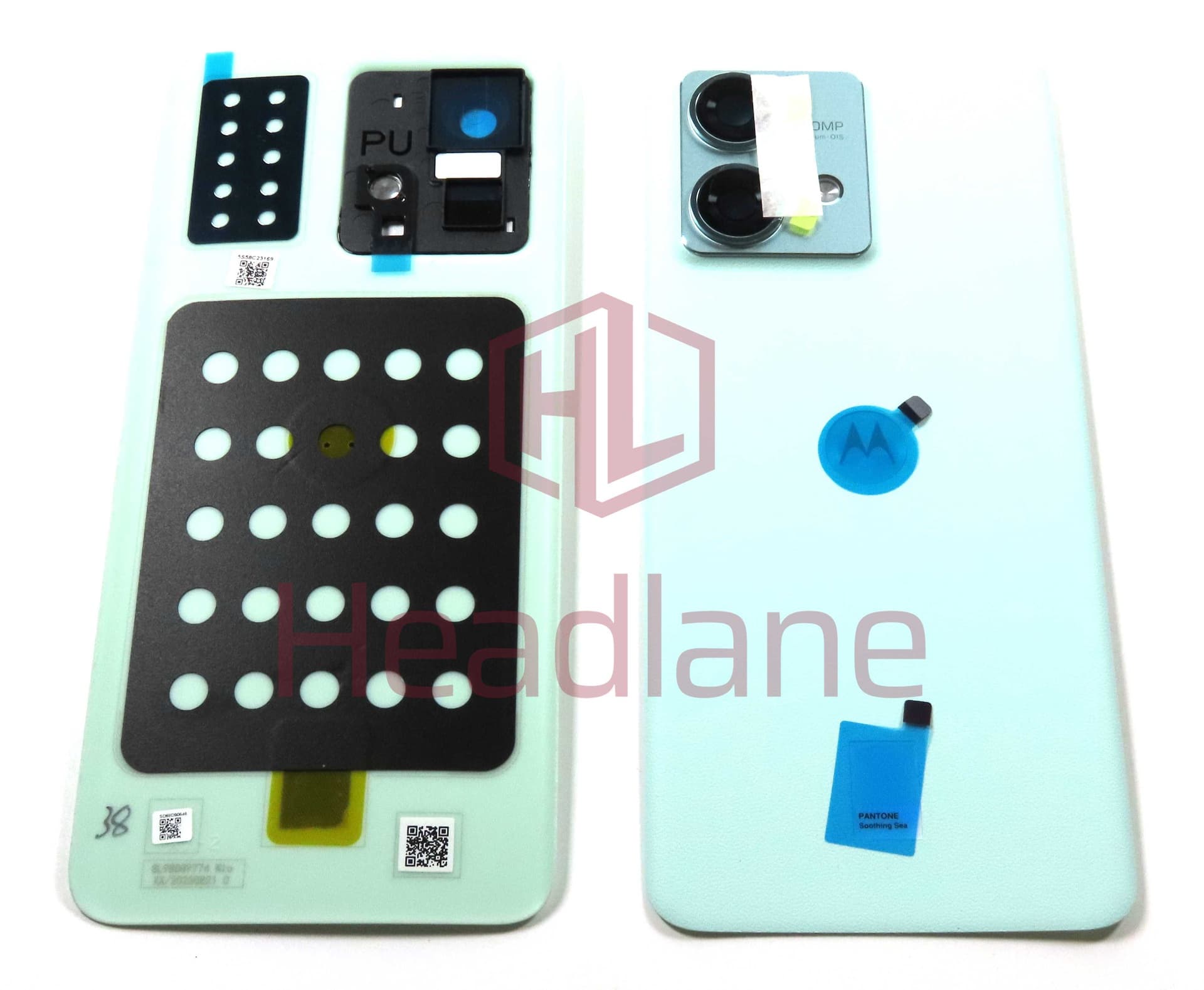 Motorola XT2307 Edge 40 Neo Back / Battery Cover - Soothing Sea - 5S58C23169 - Lenovo / Motorola Replacement Part