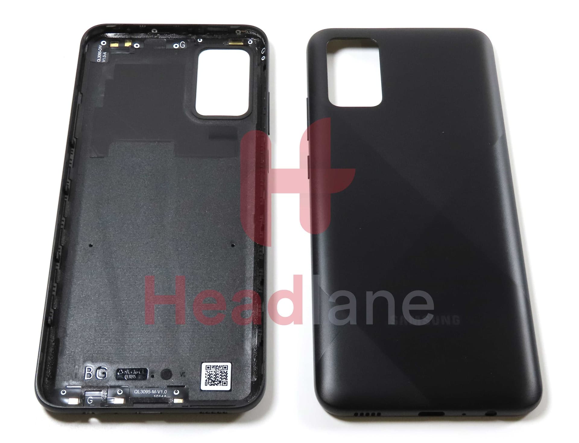 Samsung SM-A025 Galaxy A02s Back / Battery Cover - Black (Non EU Version) - GH81-20152A - Samsung Replacement Part