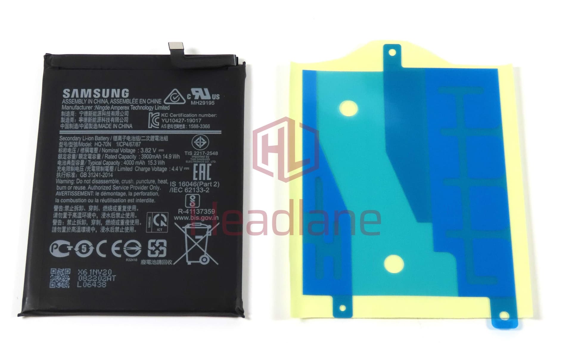 Samsung SM-A115 Galaxy A11 HQ-70N 4000mAh Internal Battery - GH81-18735A - Samsung Replacement Part