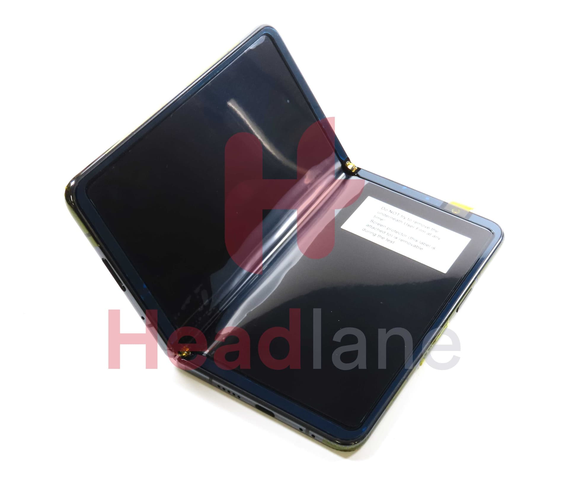 Google Pixel Fold Inner LCD Display / Screen + Touch - Obsidian / Black - G949-00456-00