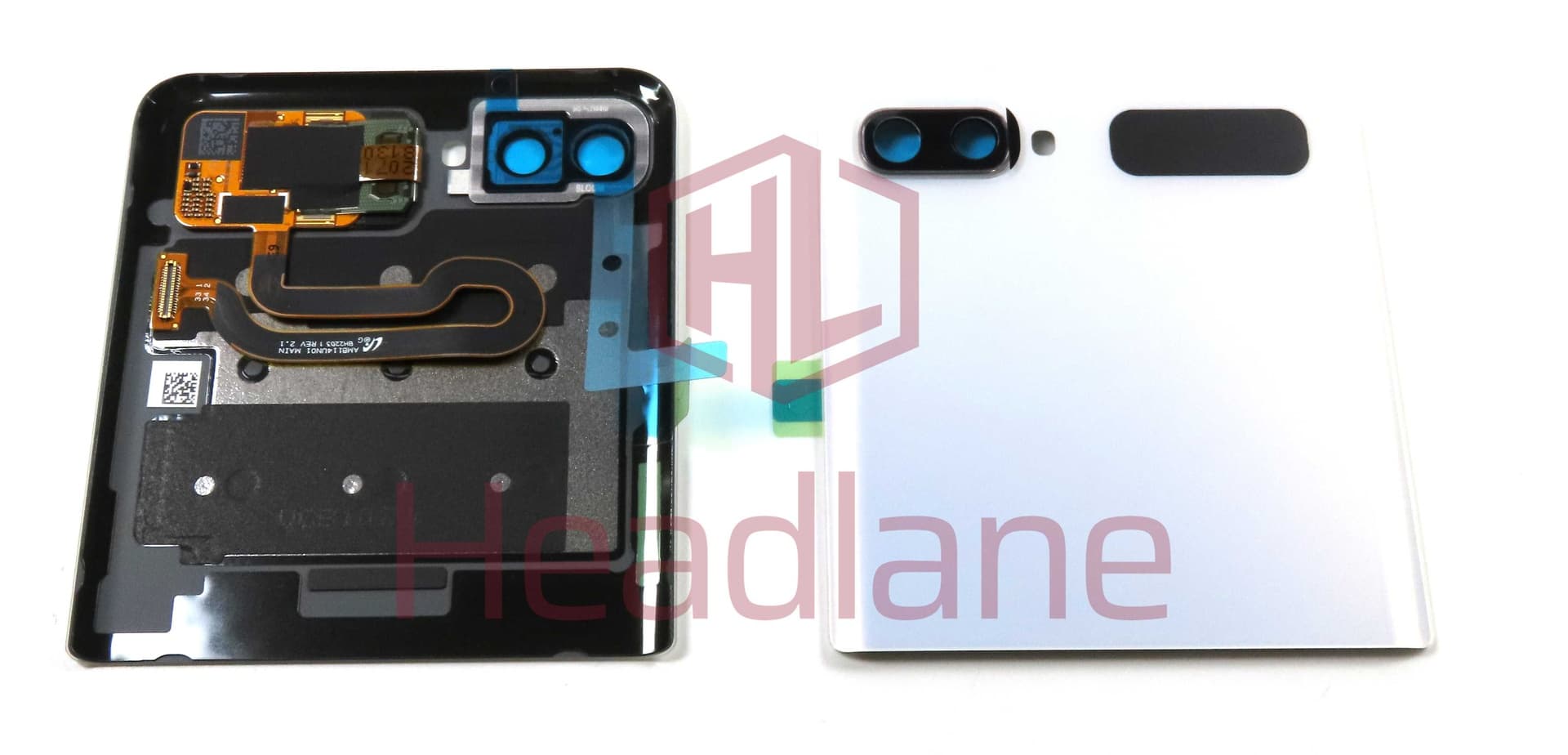 Samsung SM-F707 Galaxy Z Flip 5G Outer LCD Display / Screen + Touch - Mystic White - GH82-32997C - Samsung Replacement Part