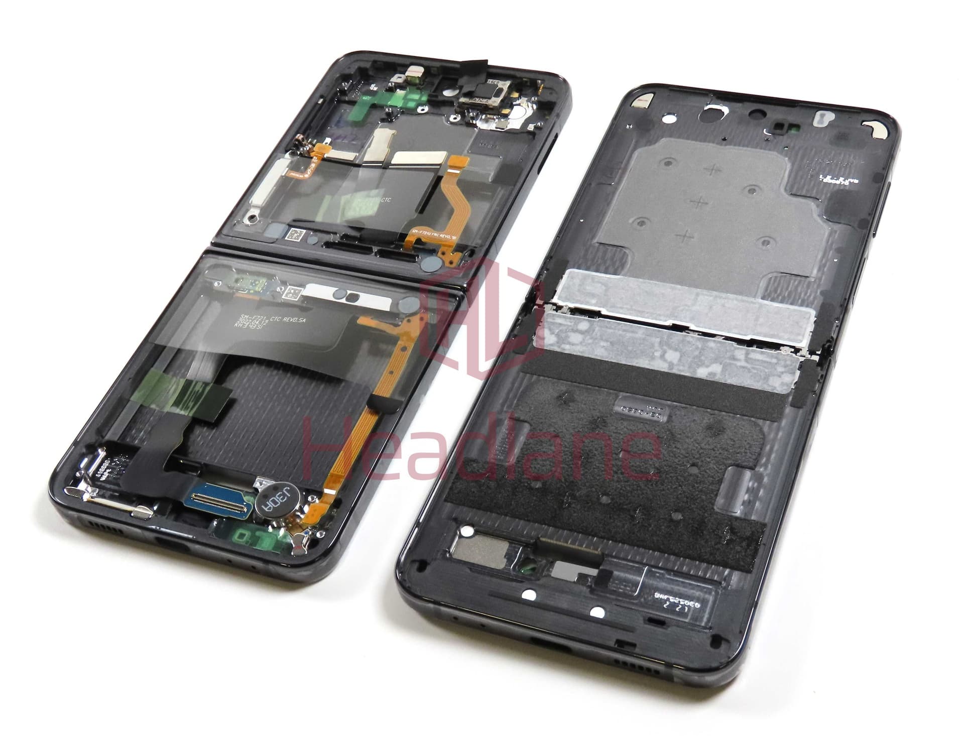Samsung SM-F721 Galaxy Z Flip4 5G Display Frame - Graphite - GH82-32901A - Samsung Replacement Part