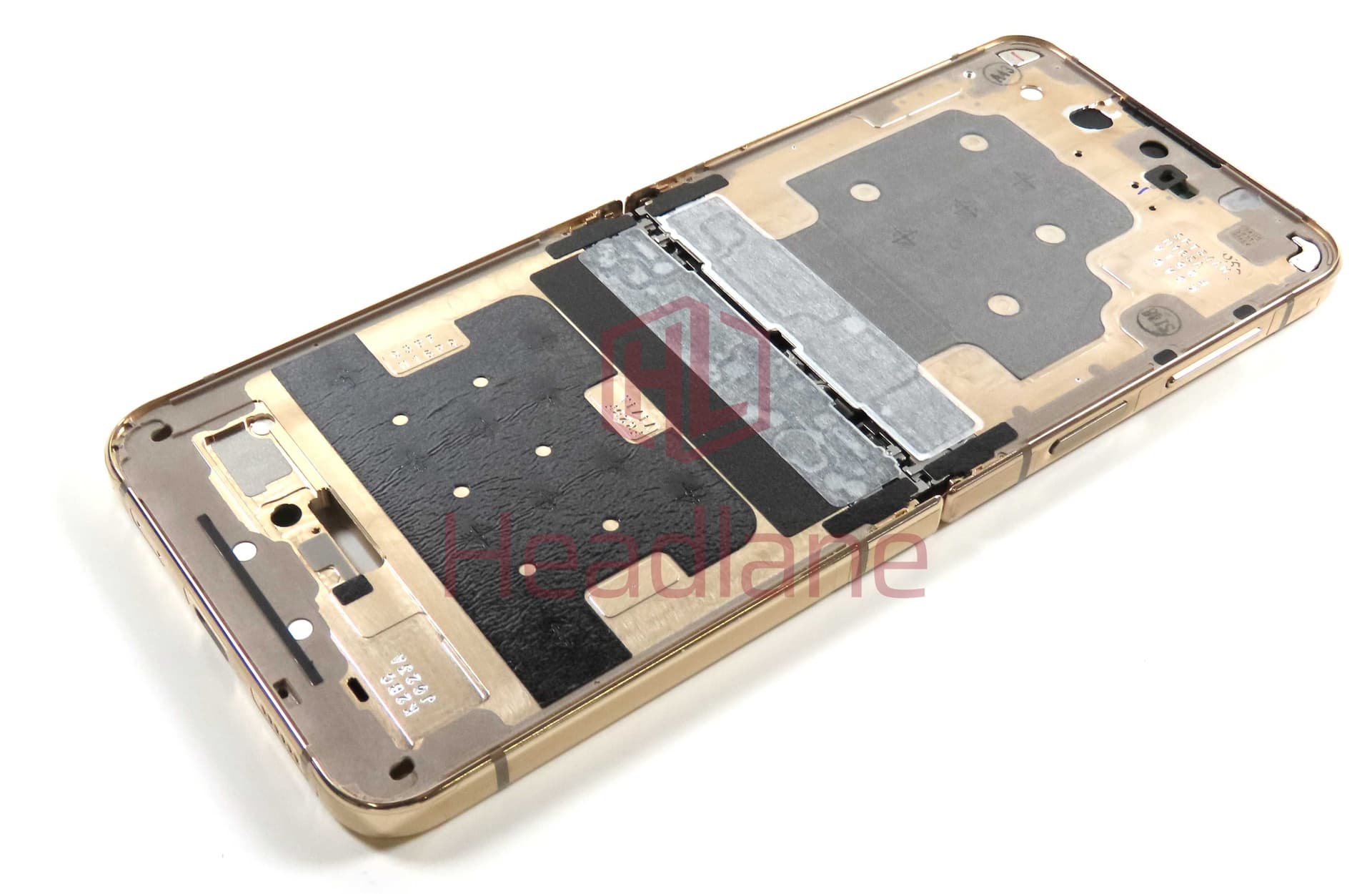 Samsung SM-F721 Galaxy Z Flip4 5G Display Frame - Gold - GH82-32901G - Samsung Replacement Part